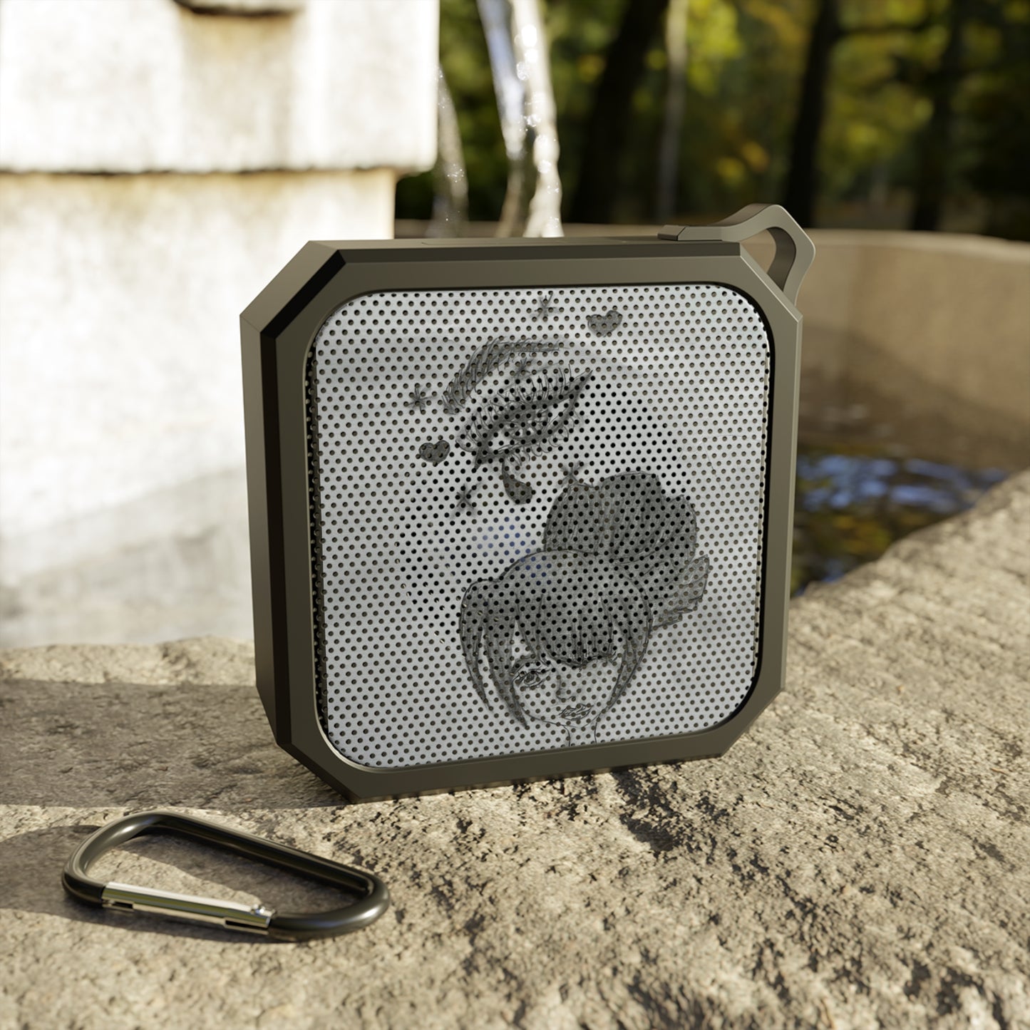 Anime Girl Blackwater Outdoor Bluetooth Speaker