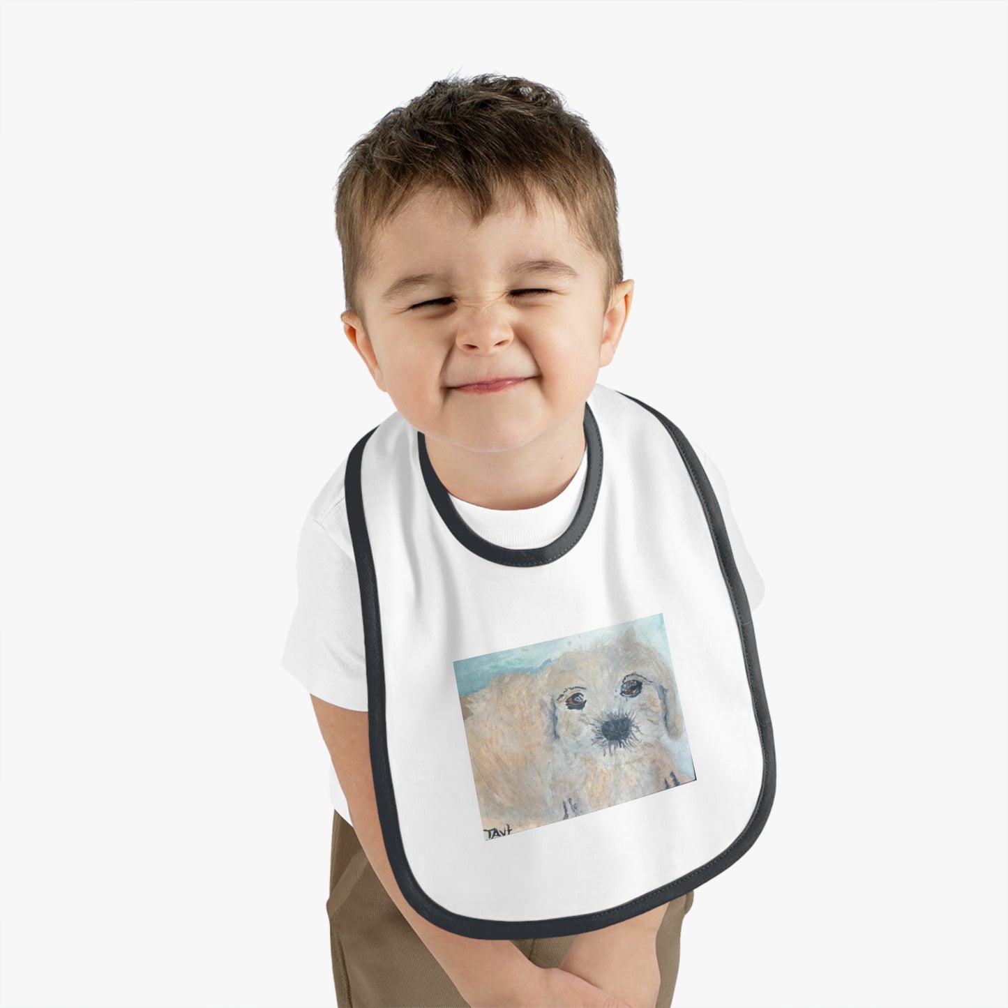 Cutie Pie Dog Baby Jersey Bib