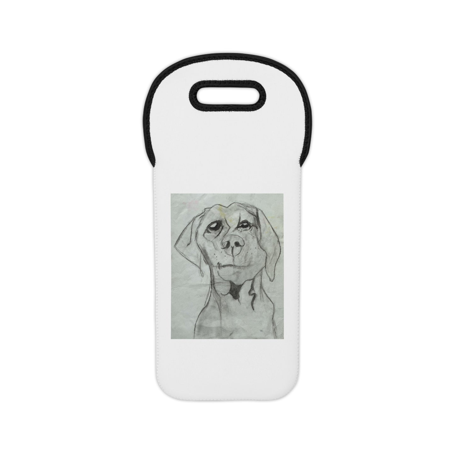 Dog Wine Tote Bag