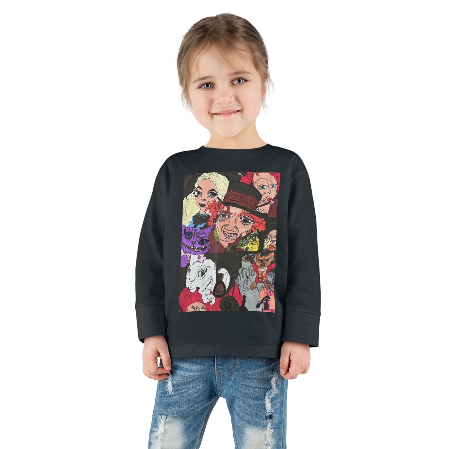 Hatters Madness Toddler Long Sleeve Tee