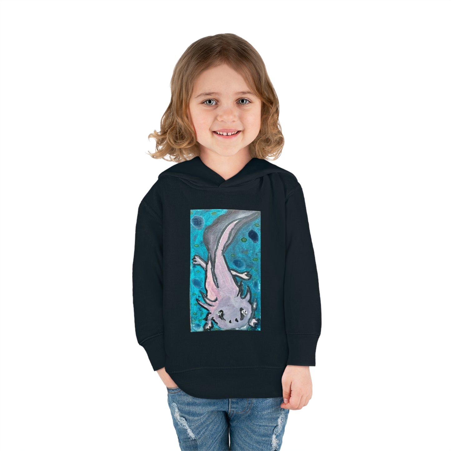 Amazing Axolotl Toddler Pullover Kids Fleece Hoodie