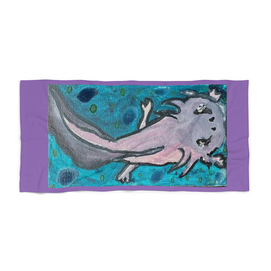 Amazing Axolotl Beach Towel
