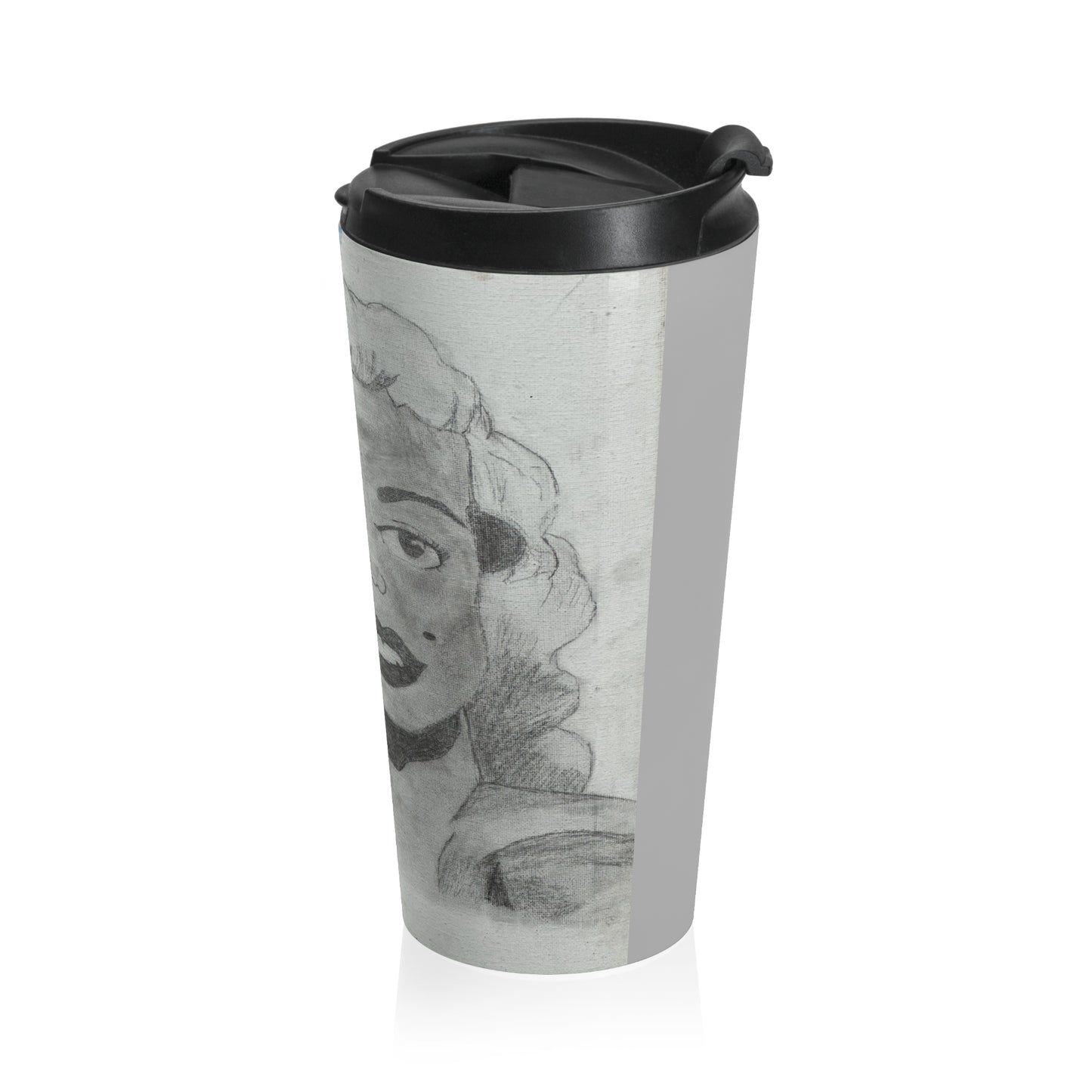 Retro 50s Leading Lady Stainless Steel Travel Mug