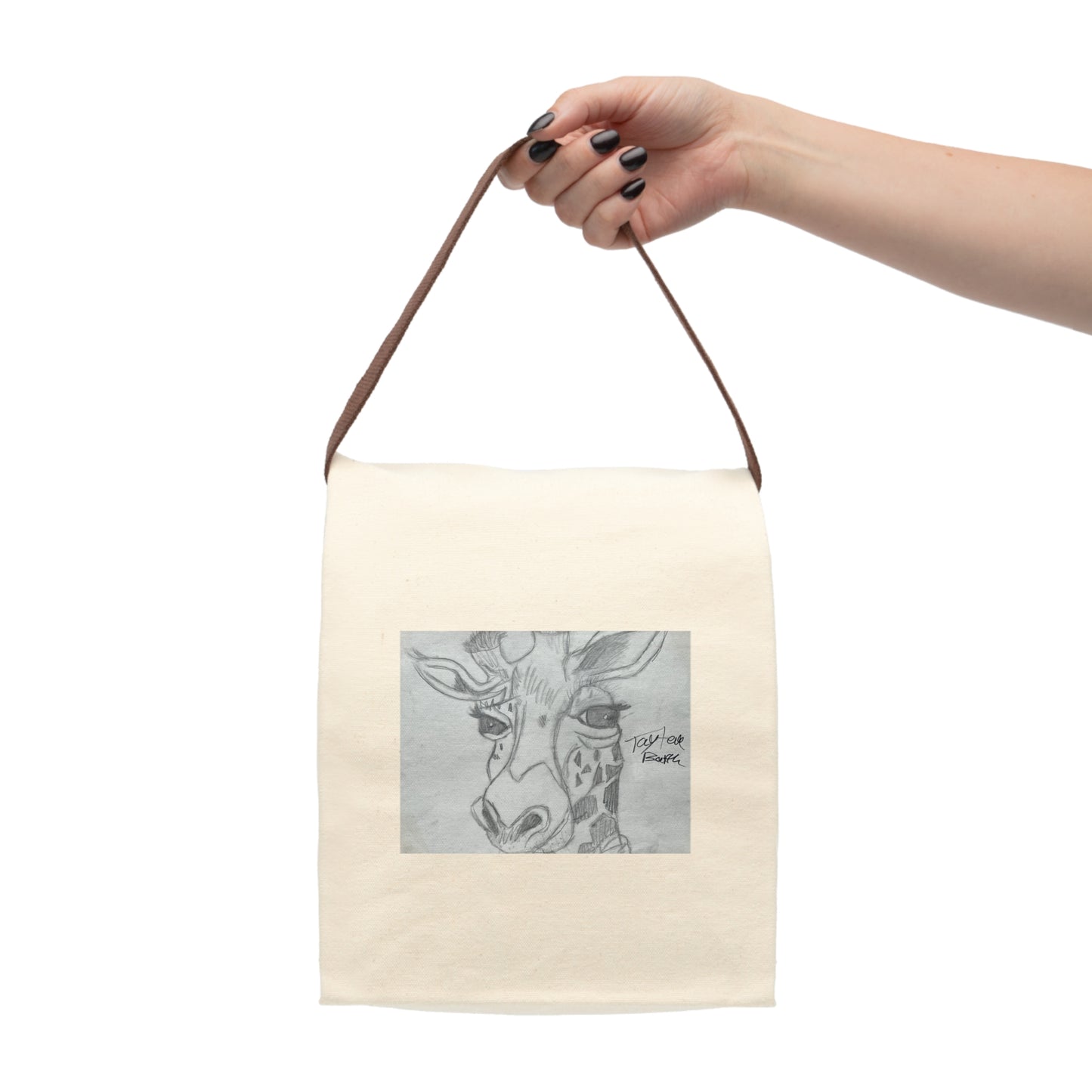 Giraffe Lunch Bag With Strap