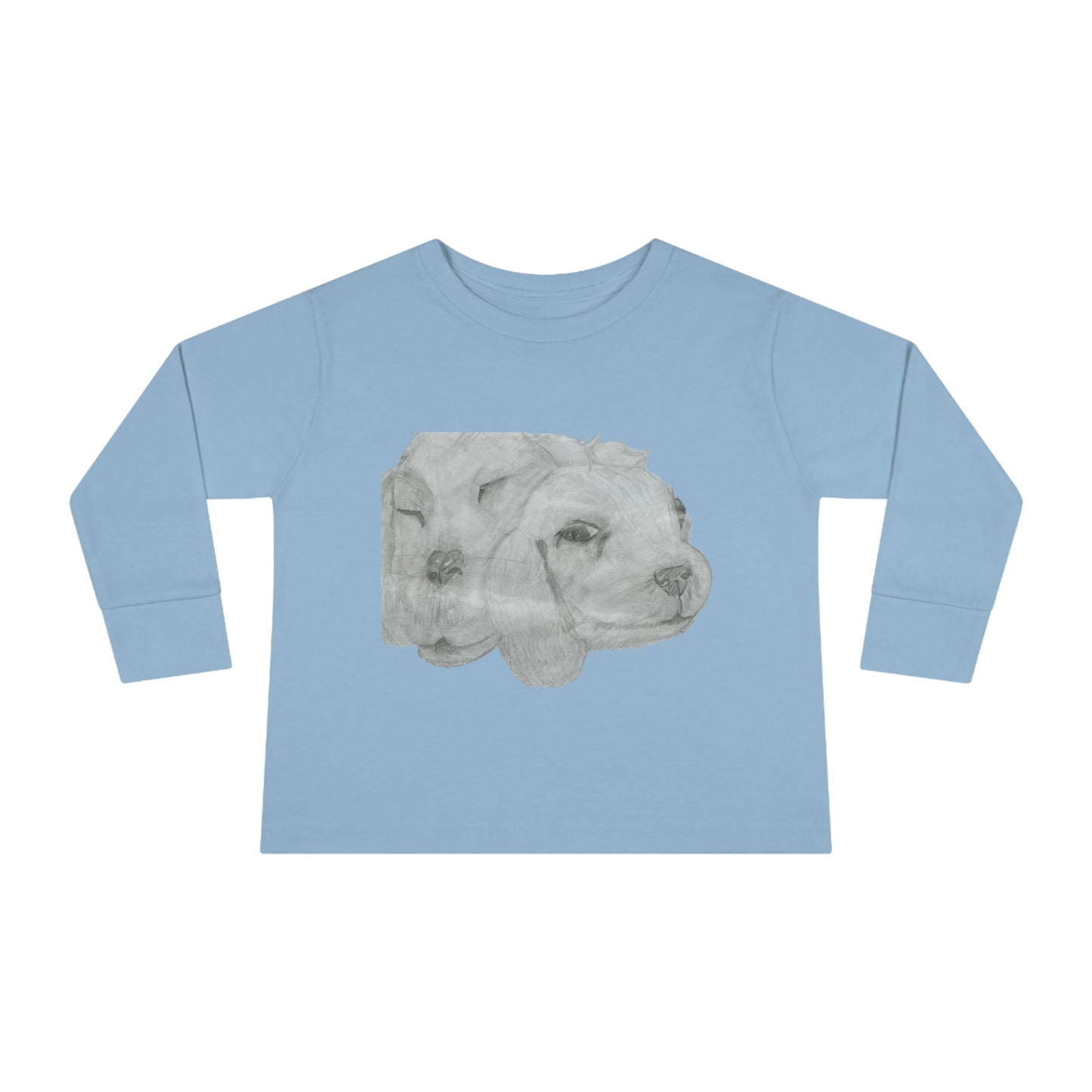 Dual Doggies Toddler Long Sleeve Tee