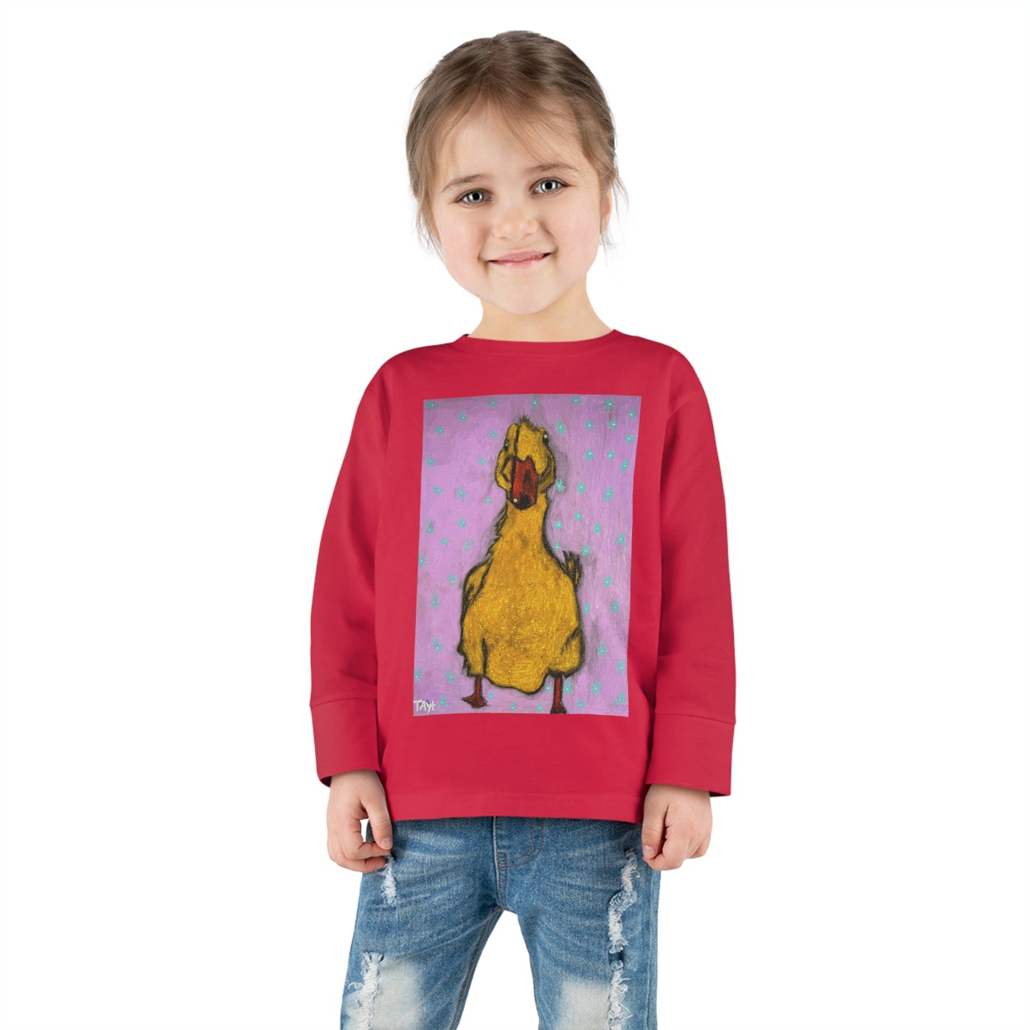 Lucky Duck Toddler Long Sleeve Tee