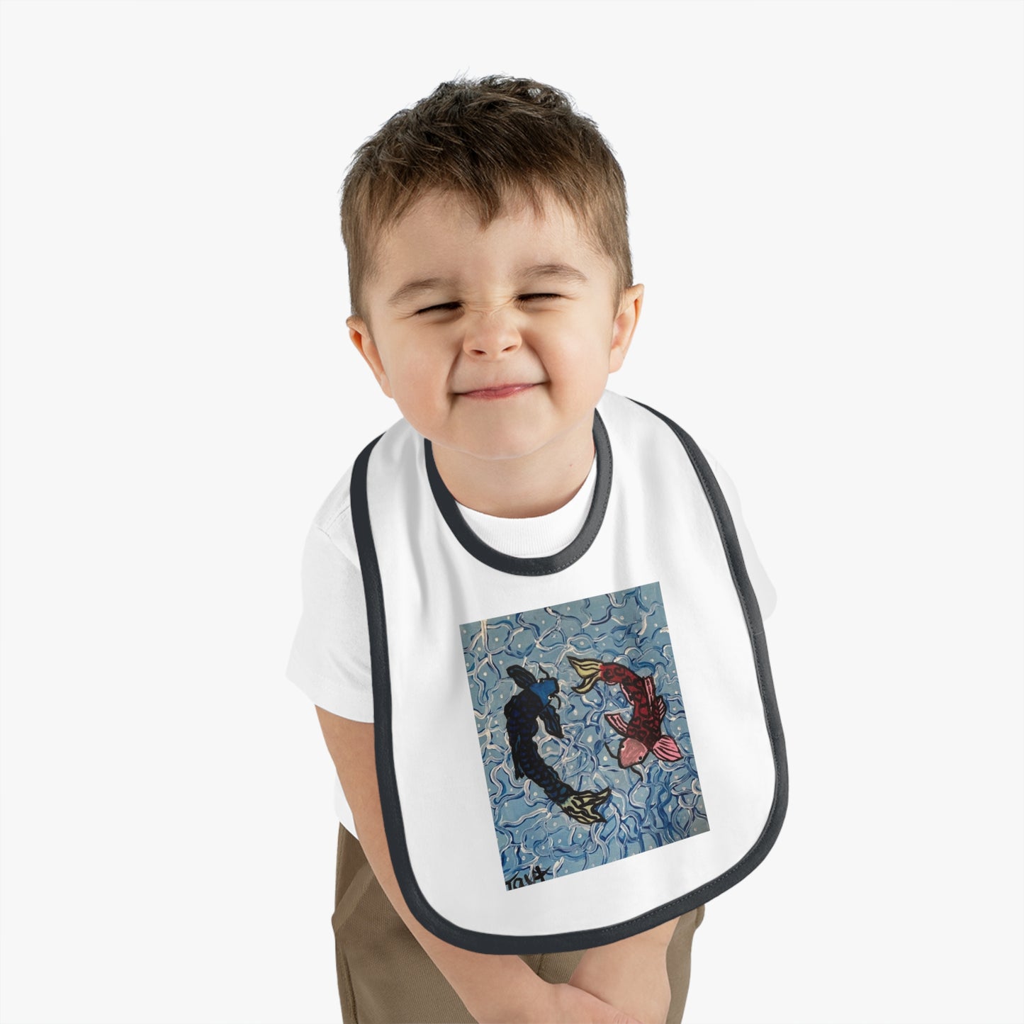 Koi Wonder Baby Jersey Bib