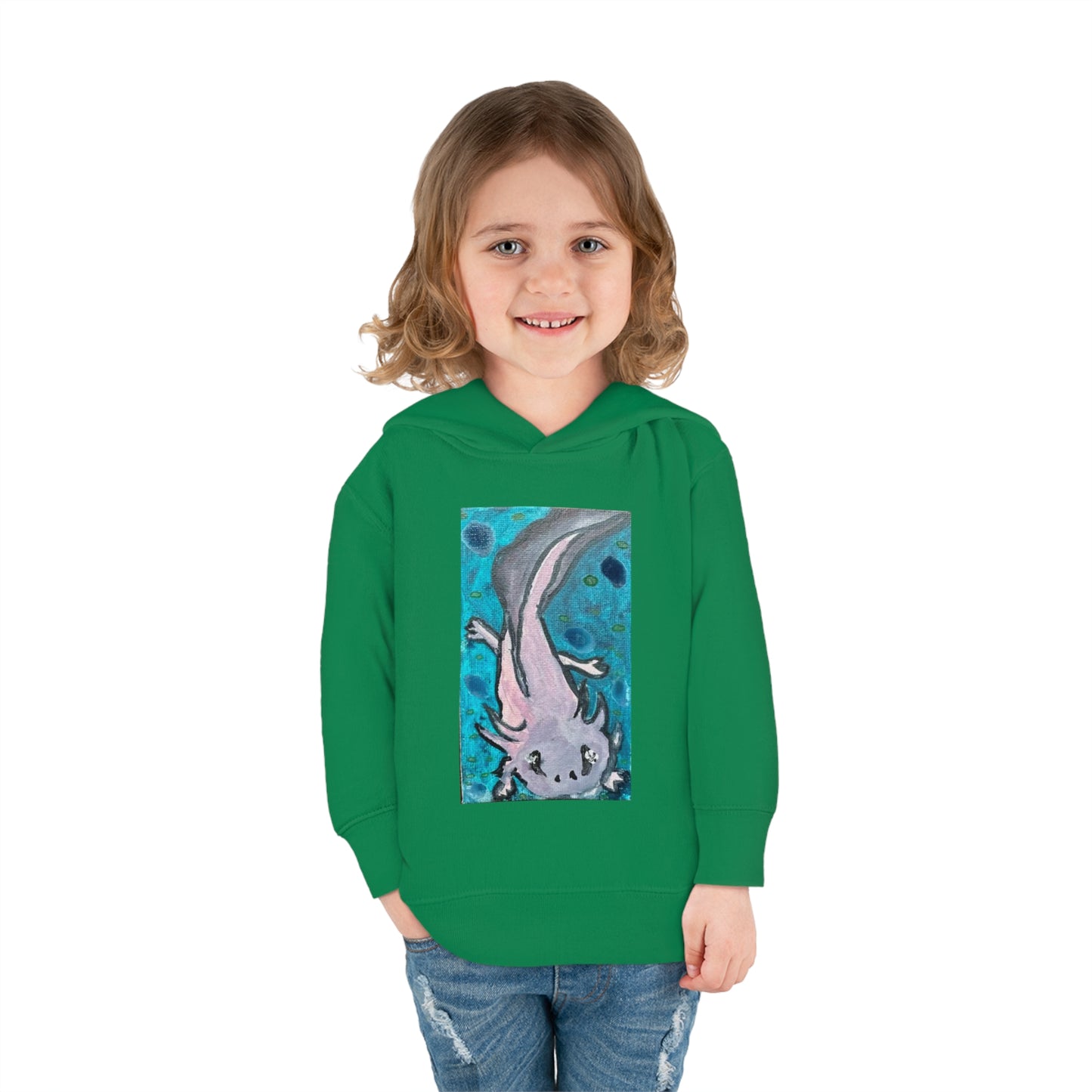 Amazing Axolotl Toddler Pullover Kids Fleece Hoodie