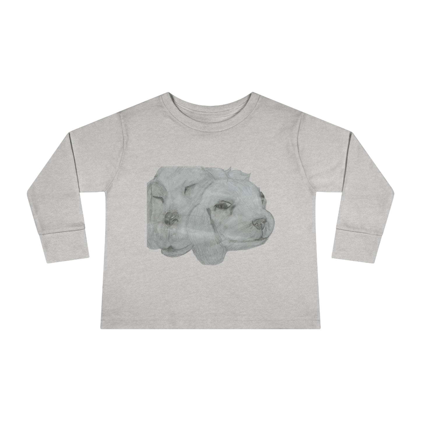 Dual Doggies Toddler Long Sleeve Tee