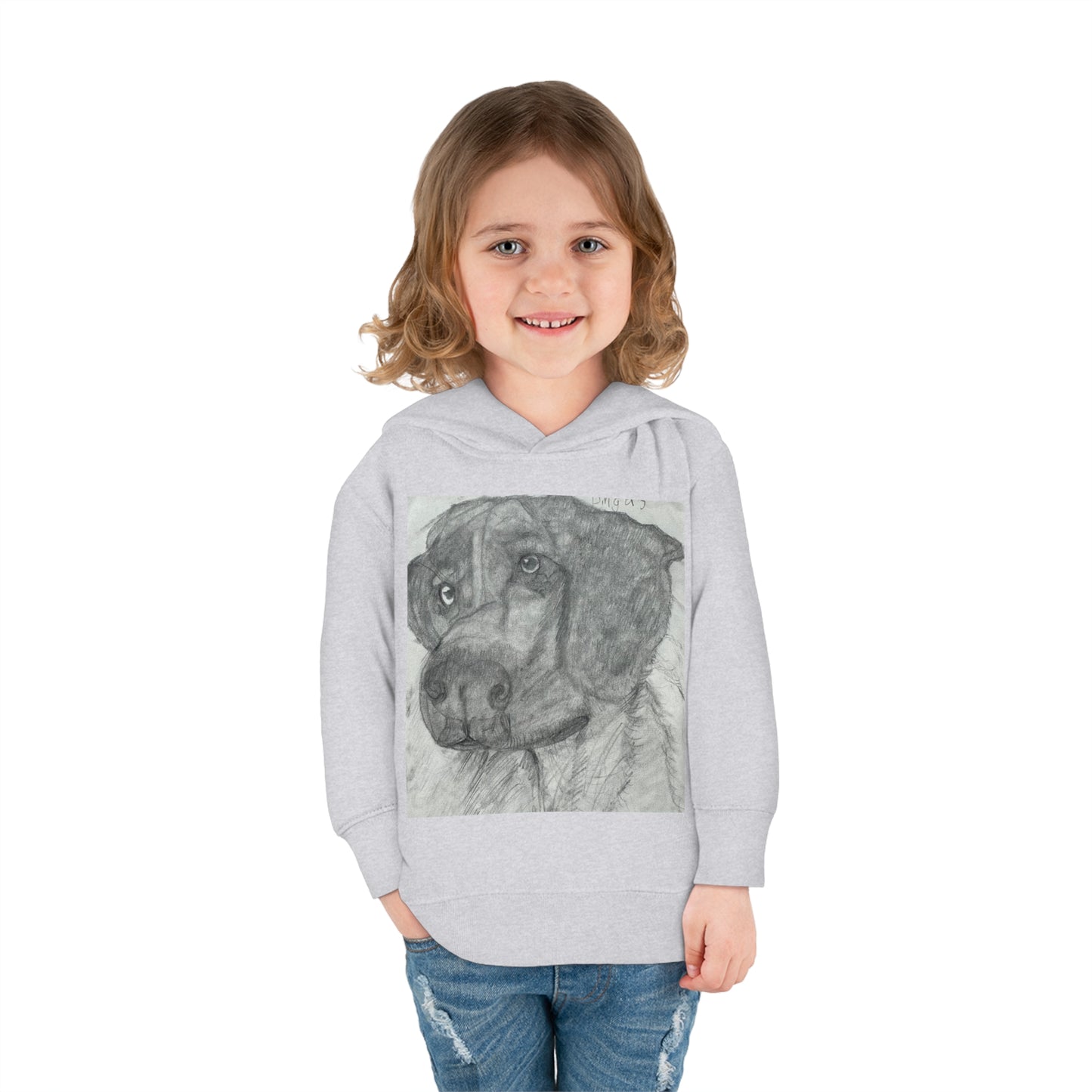 Bingers Faithful Friend Doggy Toddler Pullover Fleece Hoodie