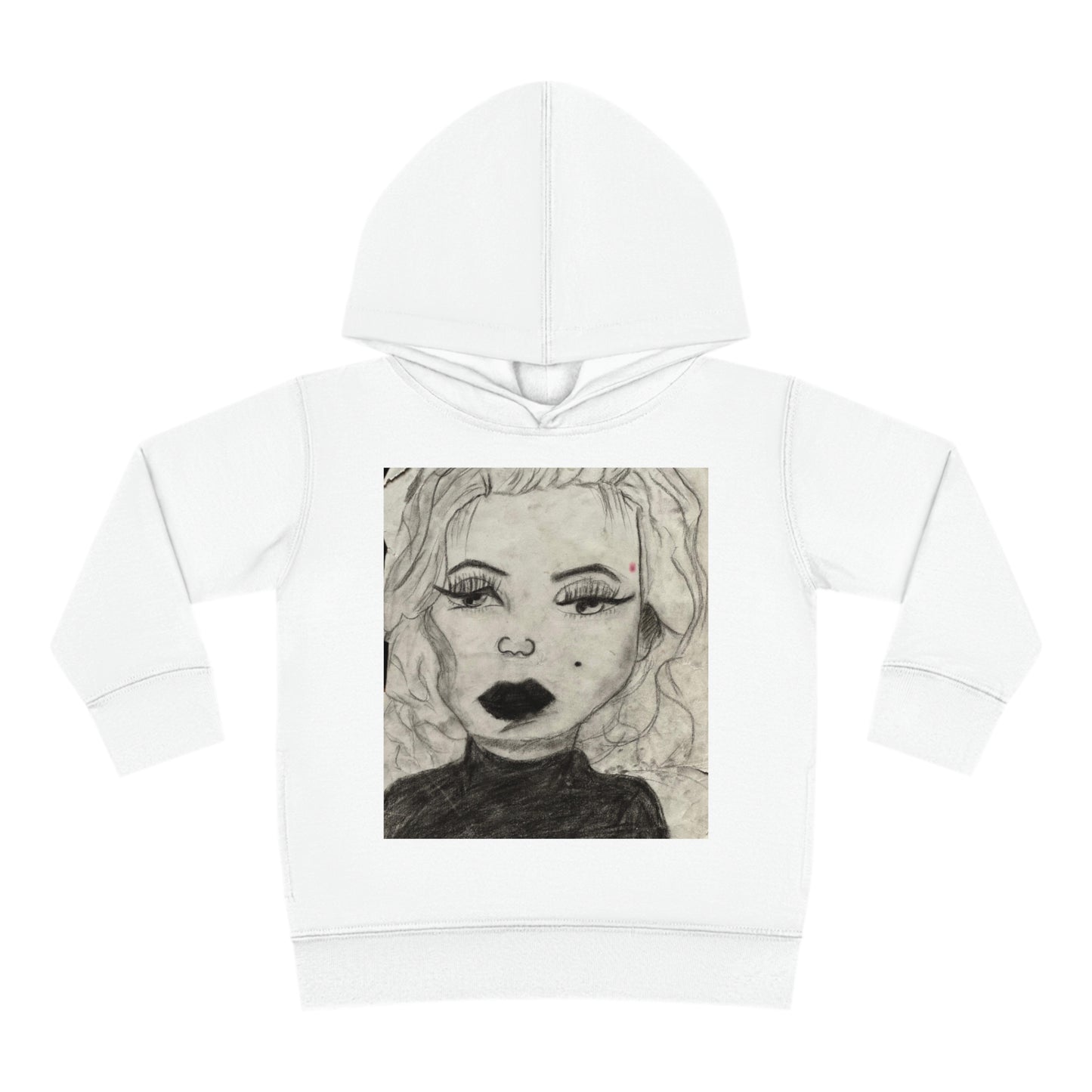 Retro 50s Leading Lady Toddler Pullover Fleece Hoodie