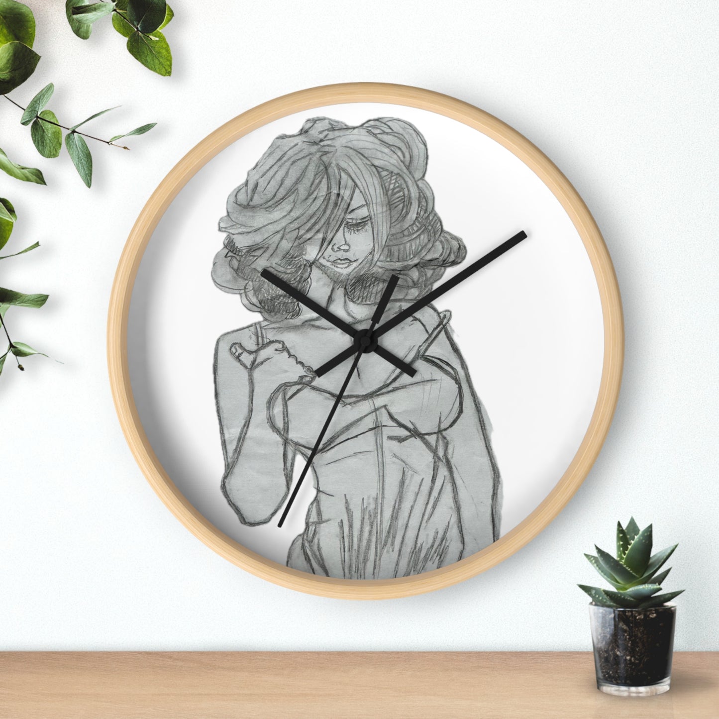 Unassuming Spirit Wall Clock