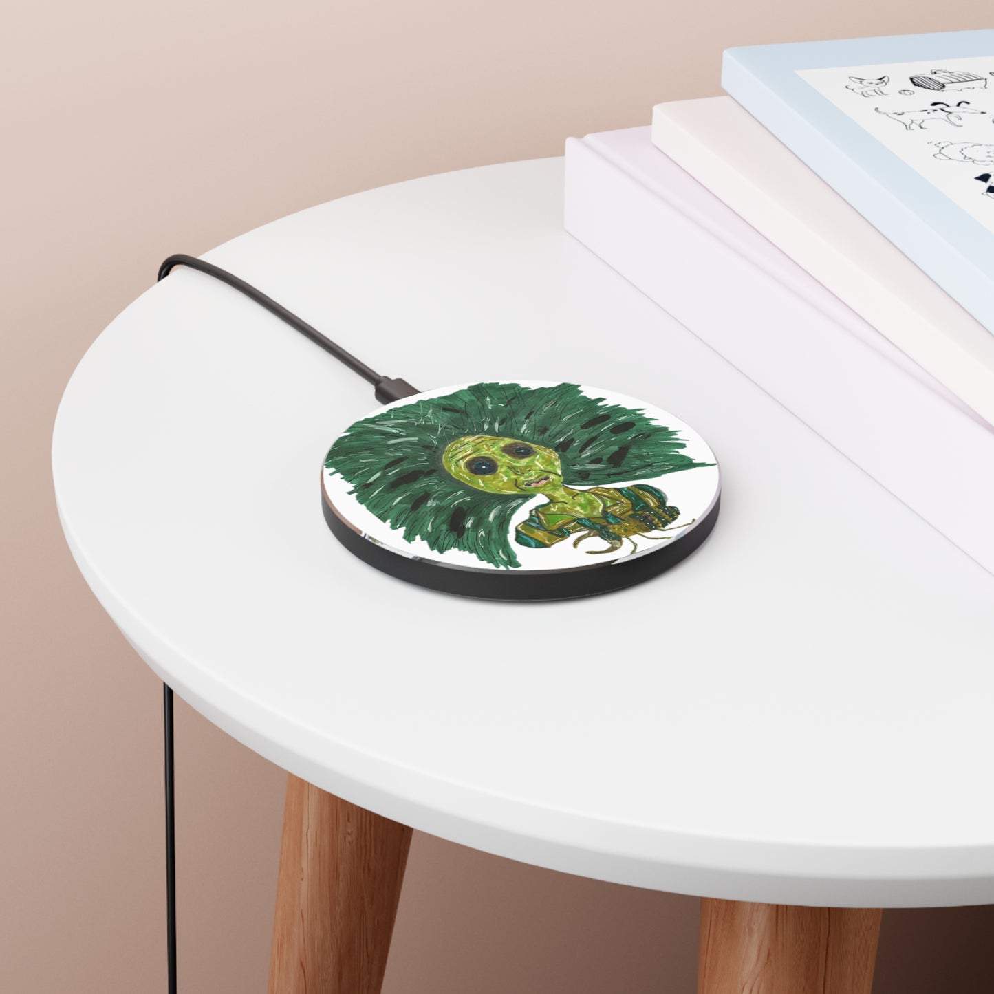 Green Lady Wireless Charger