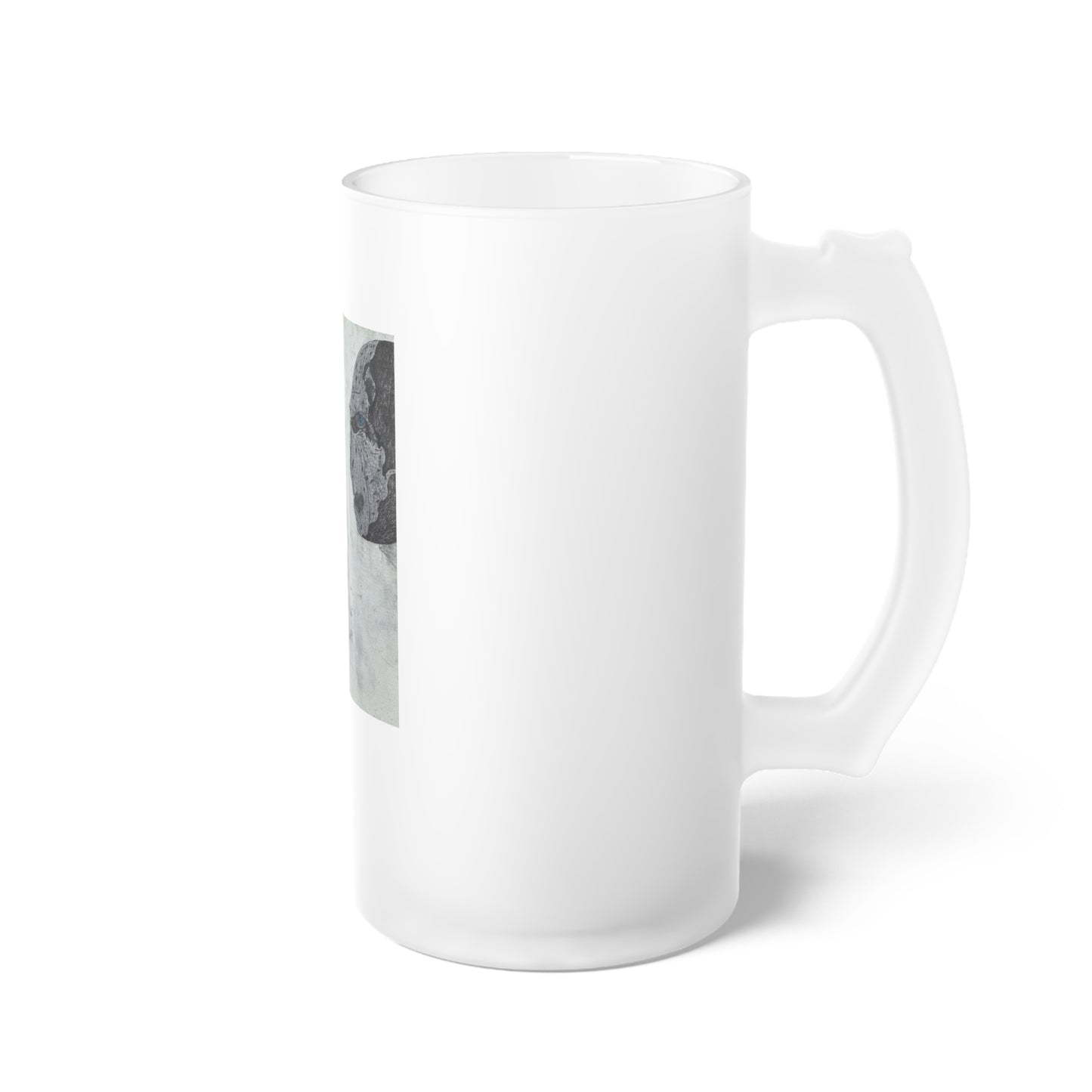 Sorcerer Frosted Glass Beer Mug