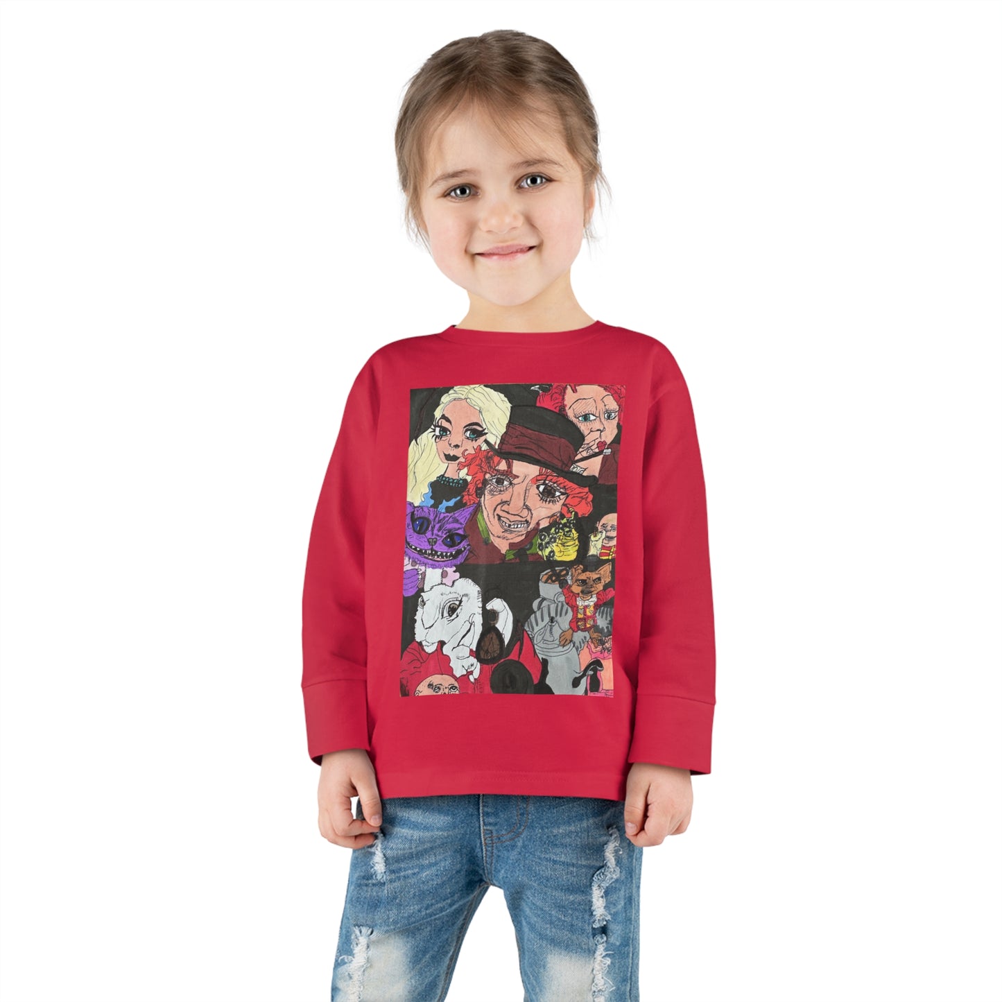 Hatters Madness Toddler Long Sleeve Tee