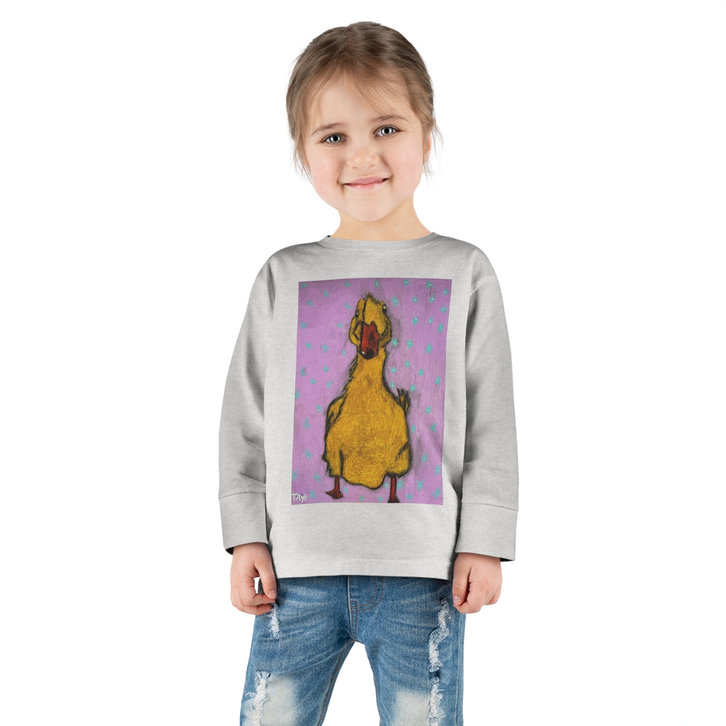 Lucky Duck Toddler Long Sleeve Tee