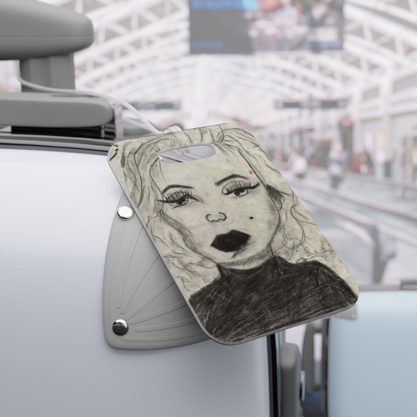 Retro 50s Leading Lady Luggage Tags