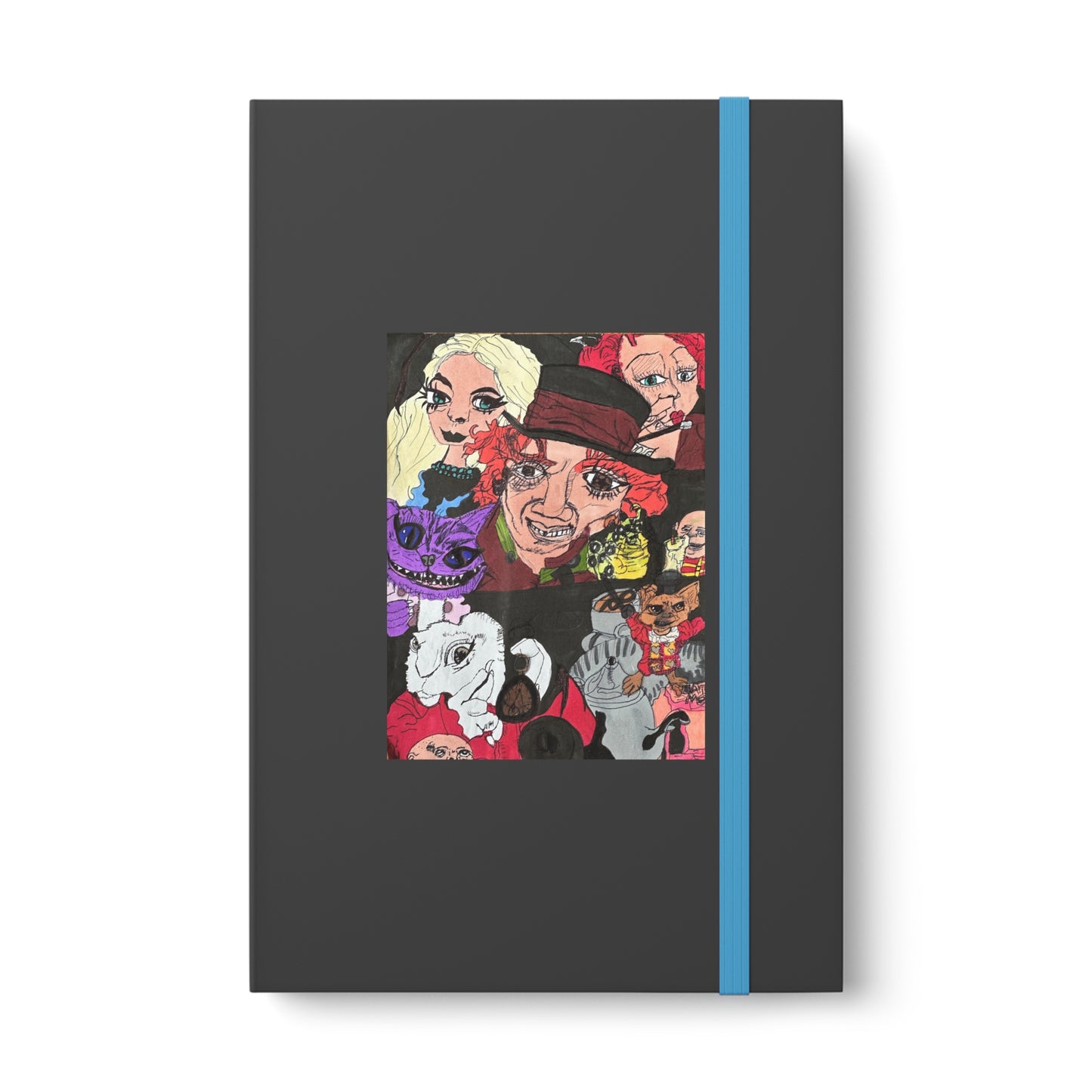 Hatter Madness Color Contrast Notebook - Ruled