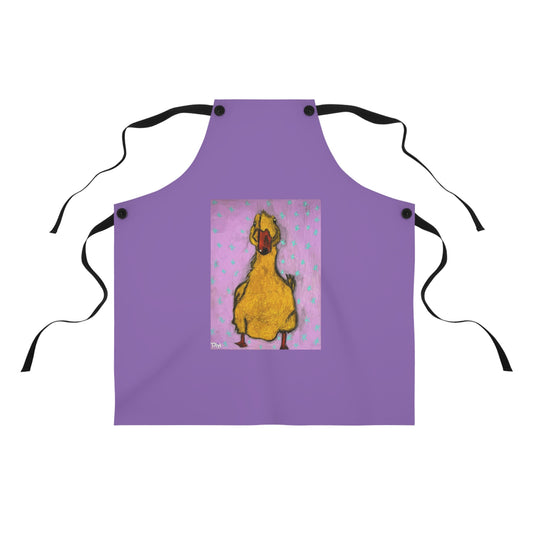 Lucky Duck Apron Original Artwork