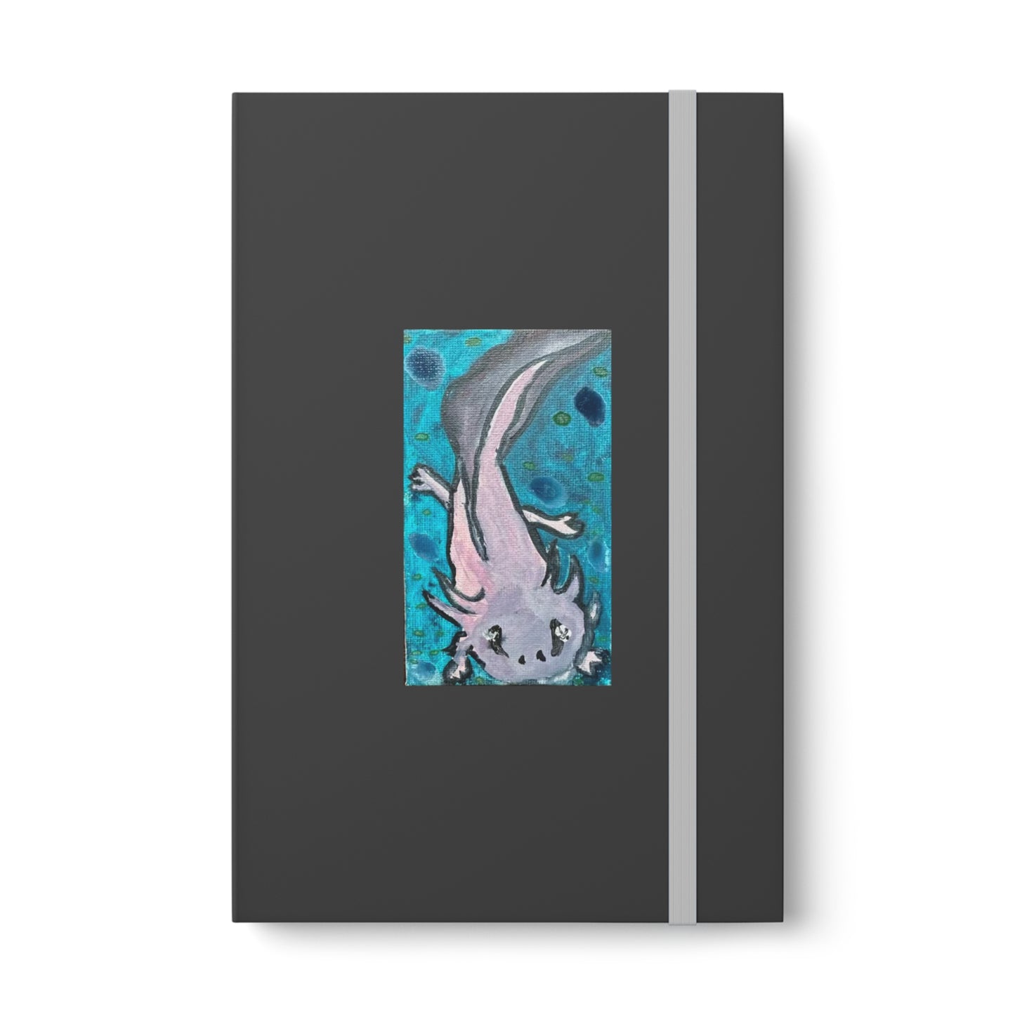 Amazing Axolotl Color Contrast Notebook - Ruled