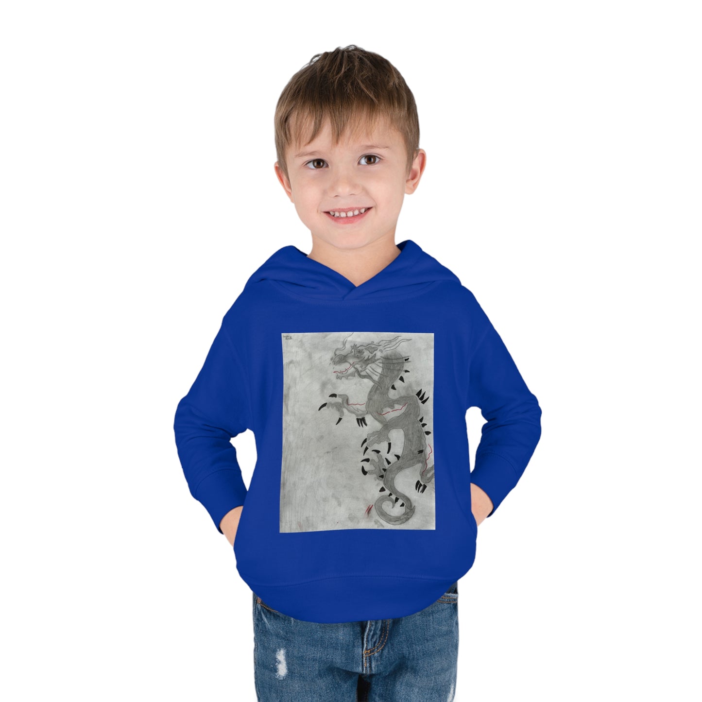 Dragon Toddler Pullover Fleece Hoodie