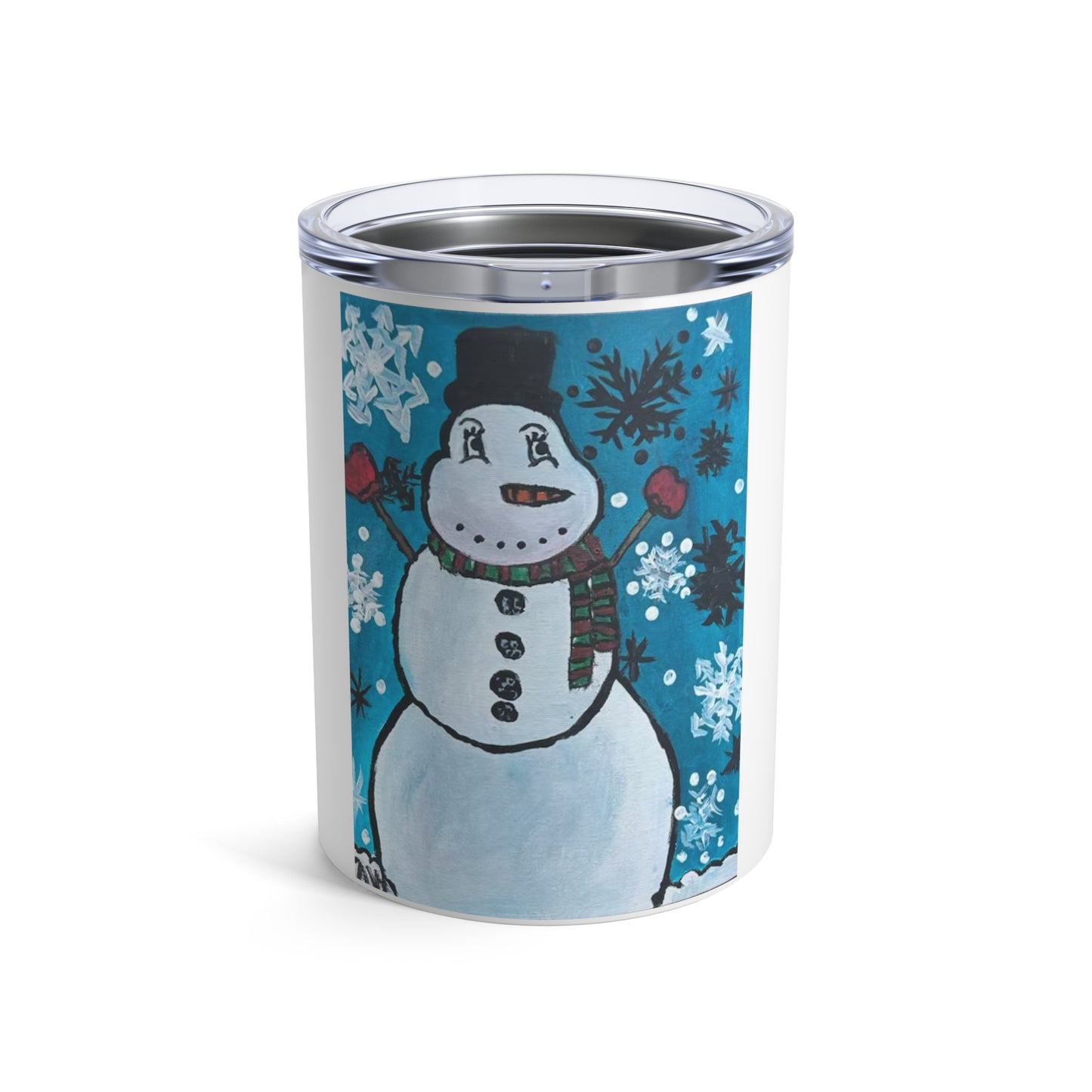 Happy Snowman Tumbler 10oz