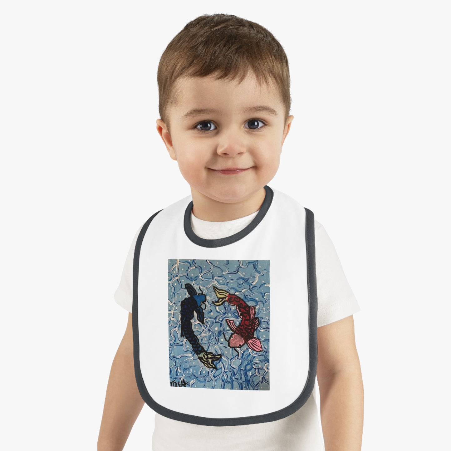 Koi Wonder Baby Jersey Bib