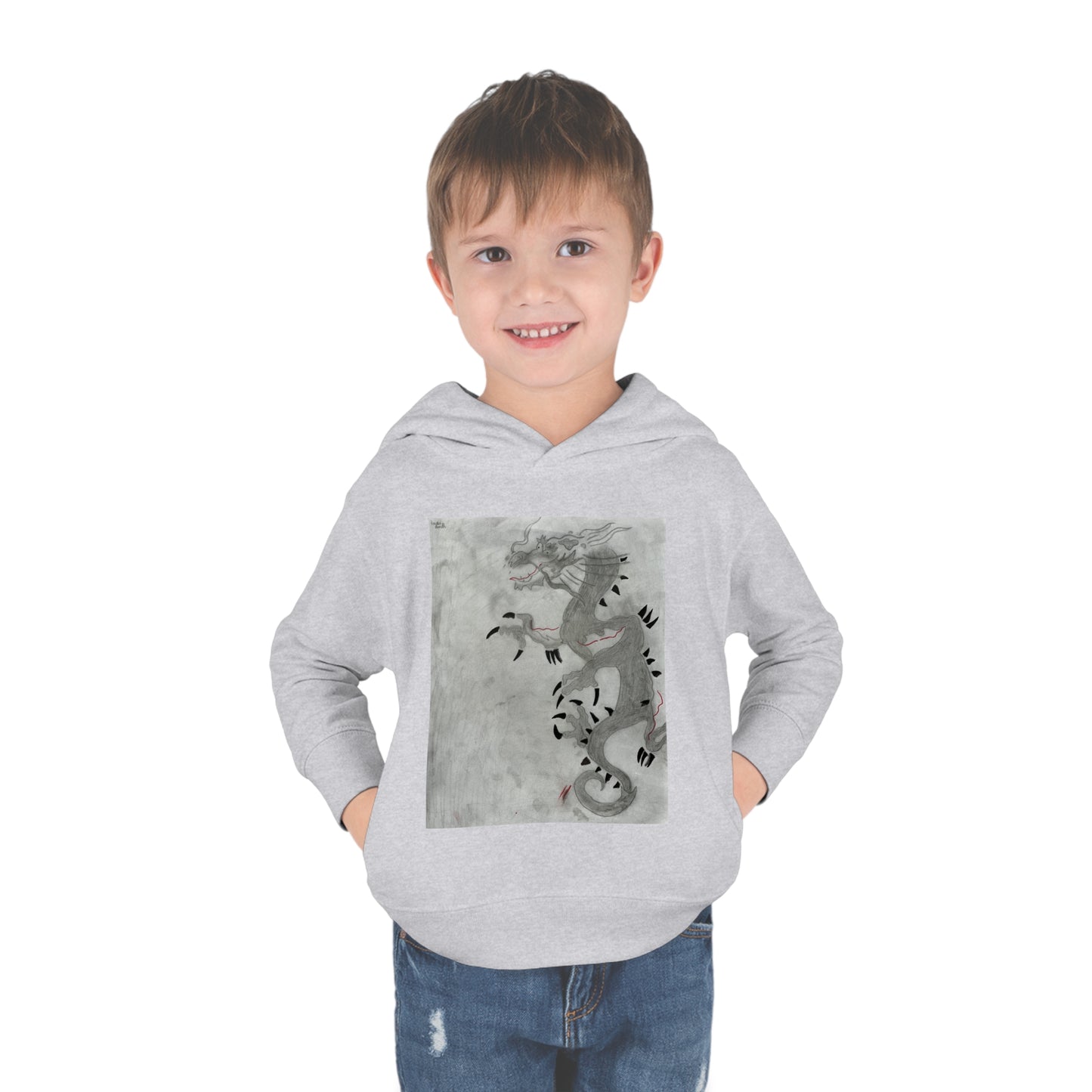 Dragon Toddler Pullover Fleece Hoodie