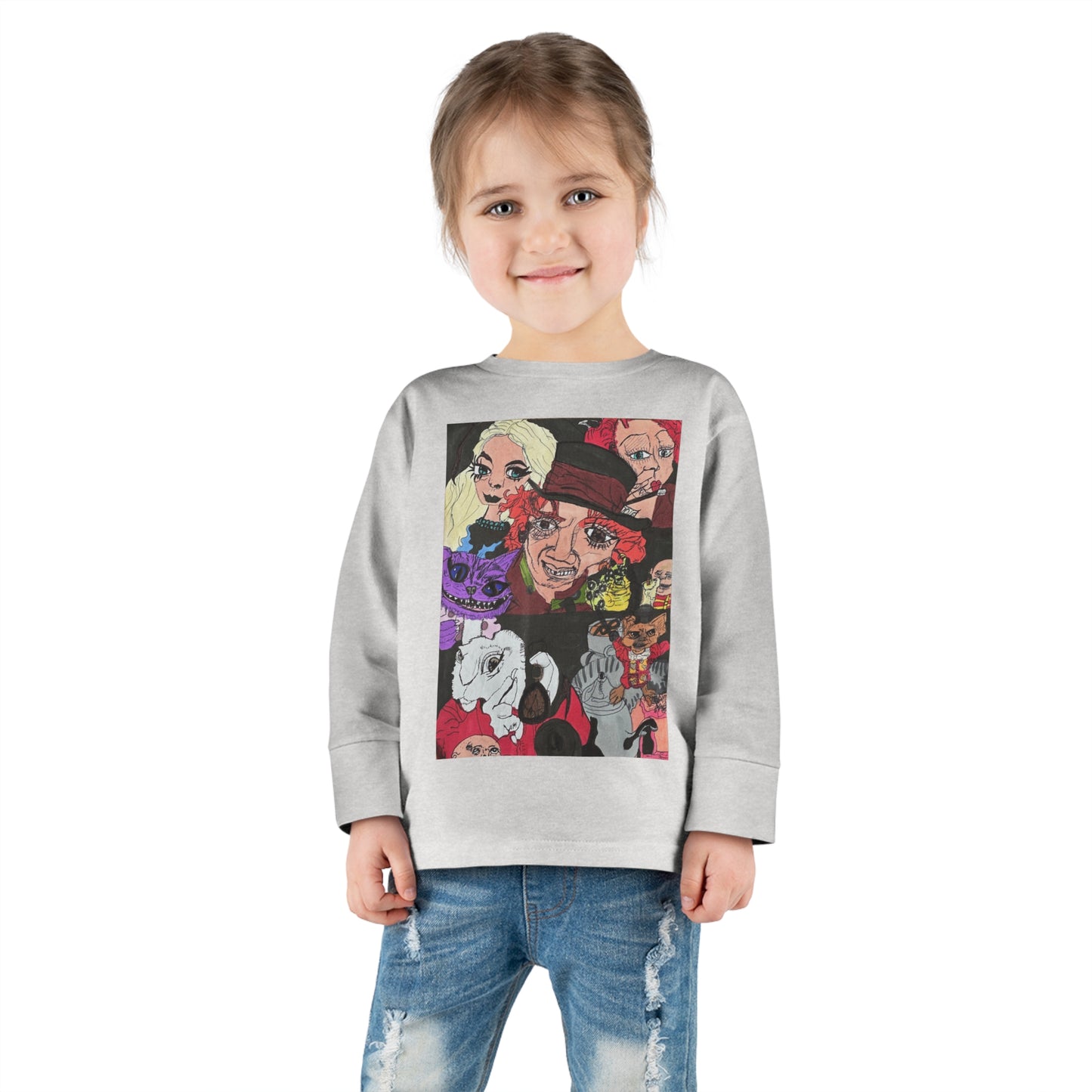 Hatters Madness Toddler Long Sleeve Tee