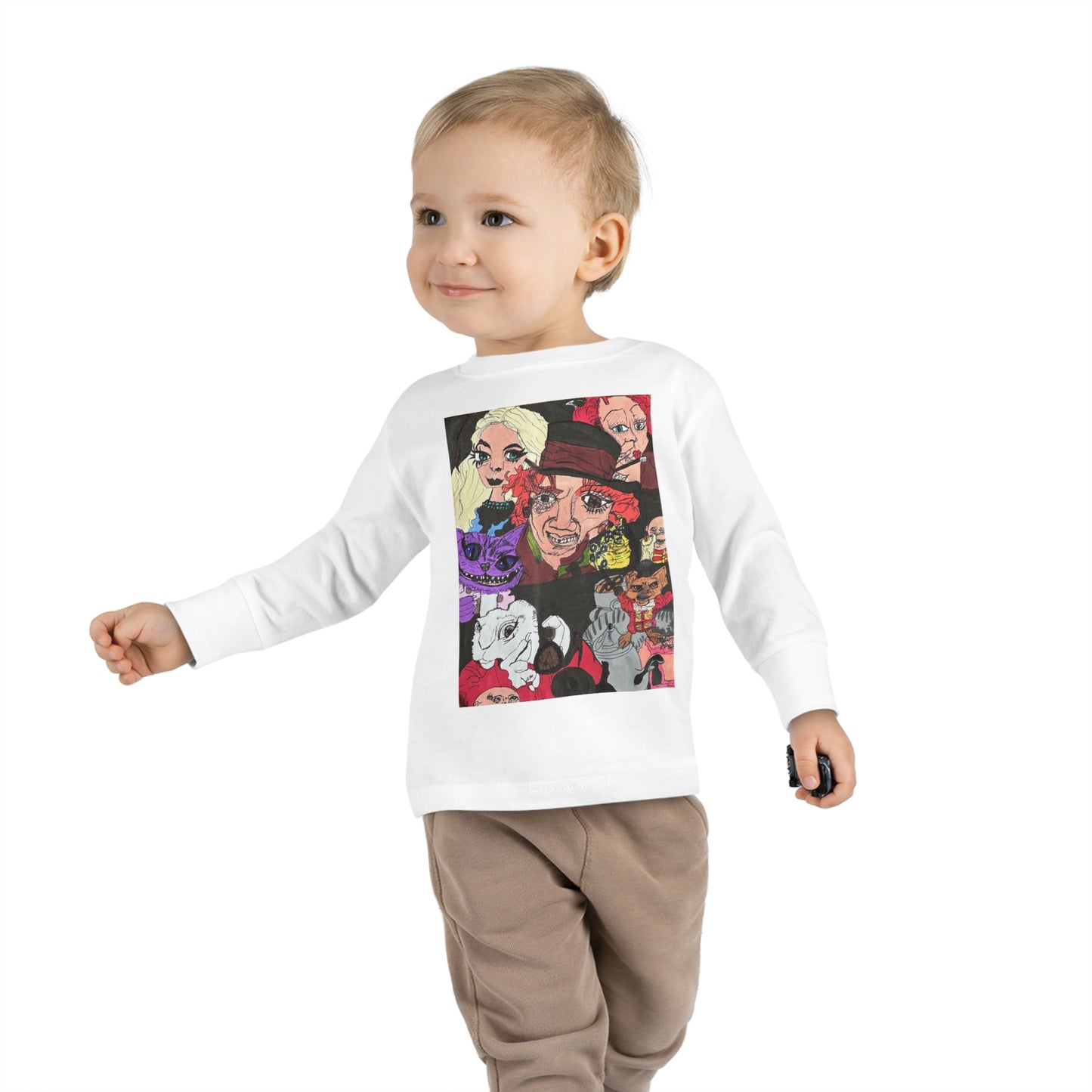 Hatters Madness Toddler Long Sleeve Tee