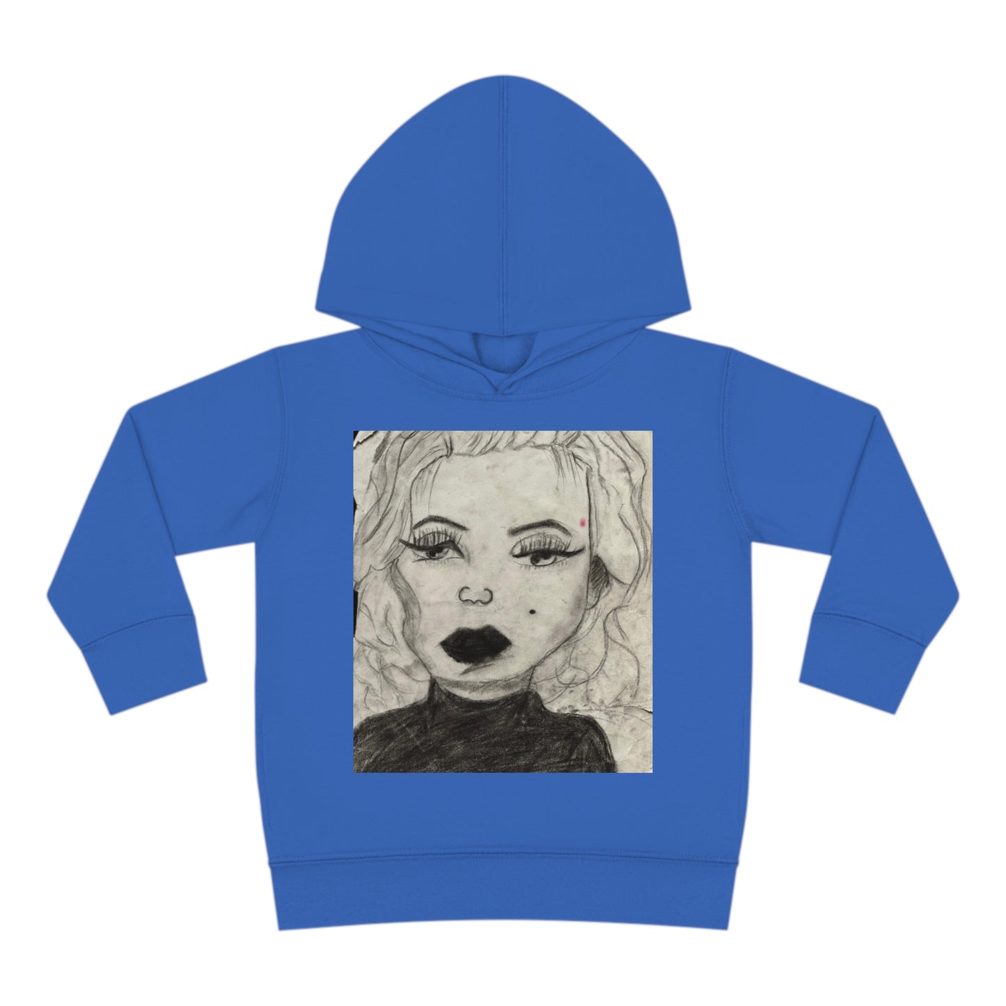 Retro 50s Leading Lady Toddler Pullover Fleece Hoodie