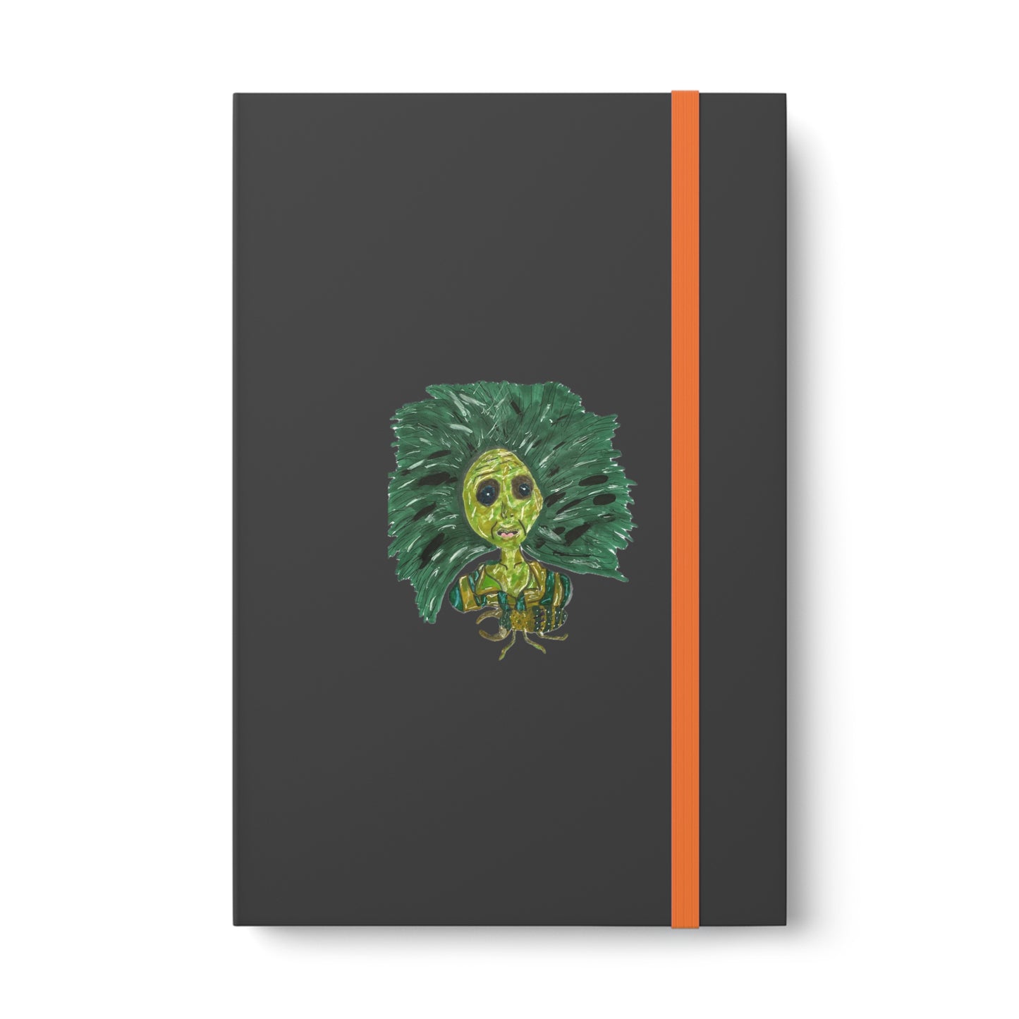 Green Lady Color Contrast Notebook - Ruled