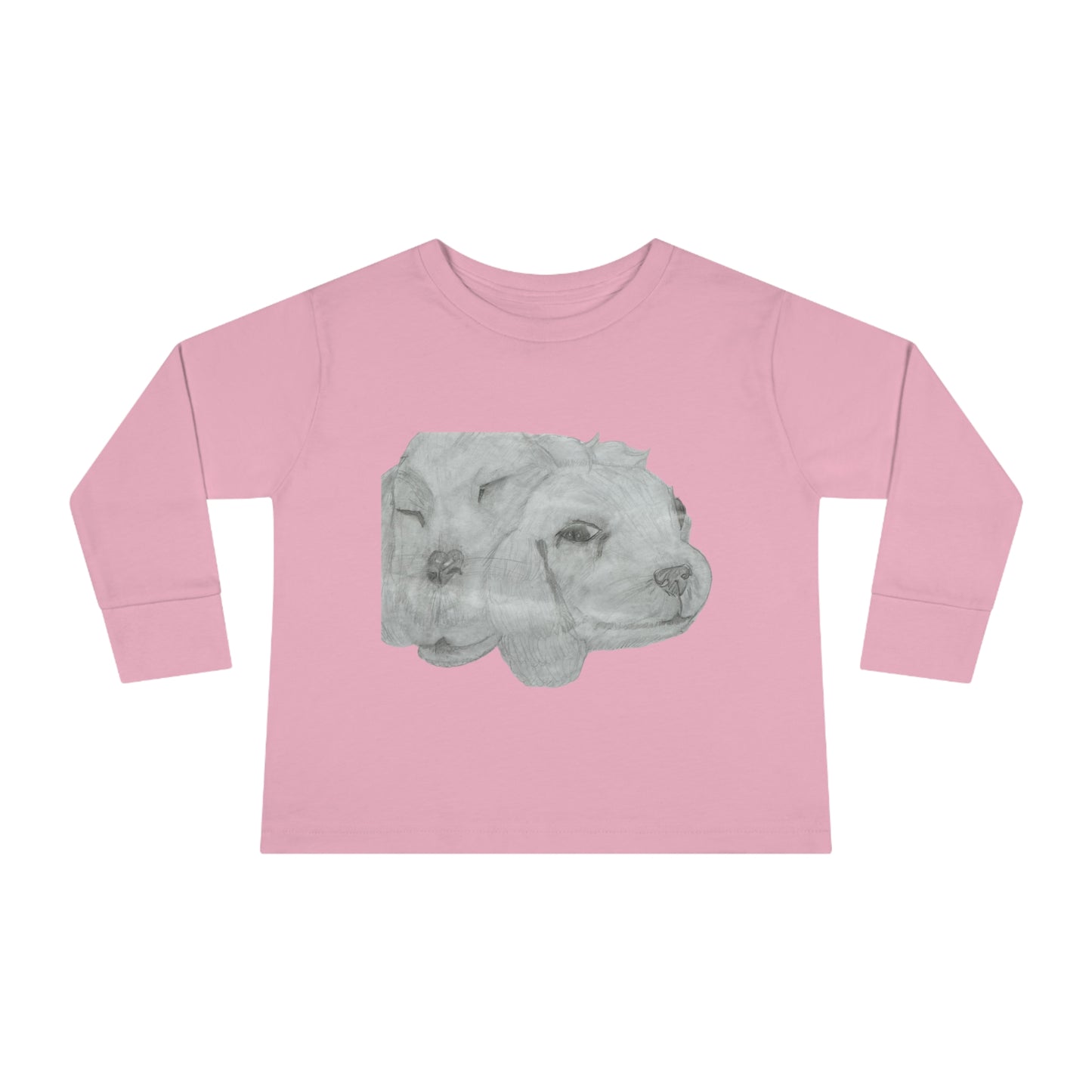 Dual Doggies Toddler Long Sleeve Tee