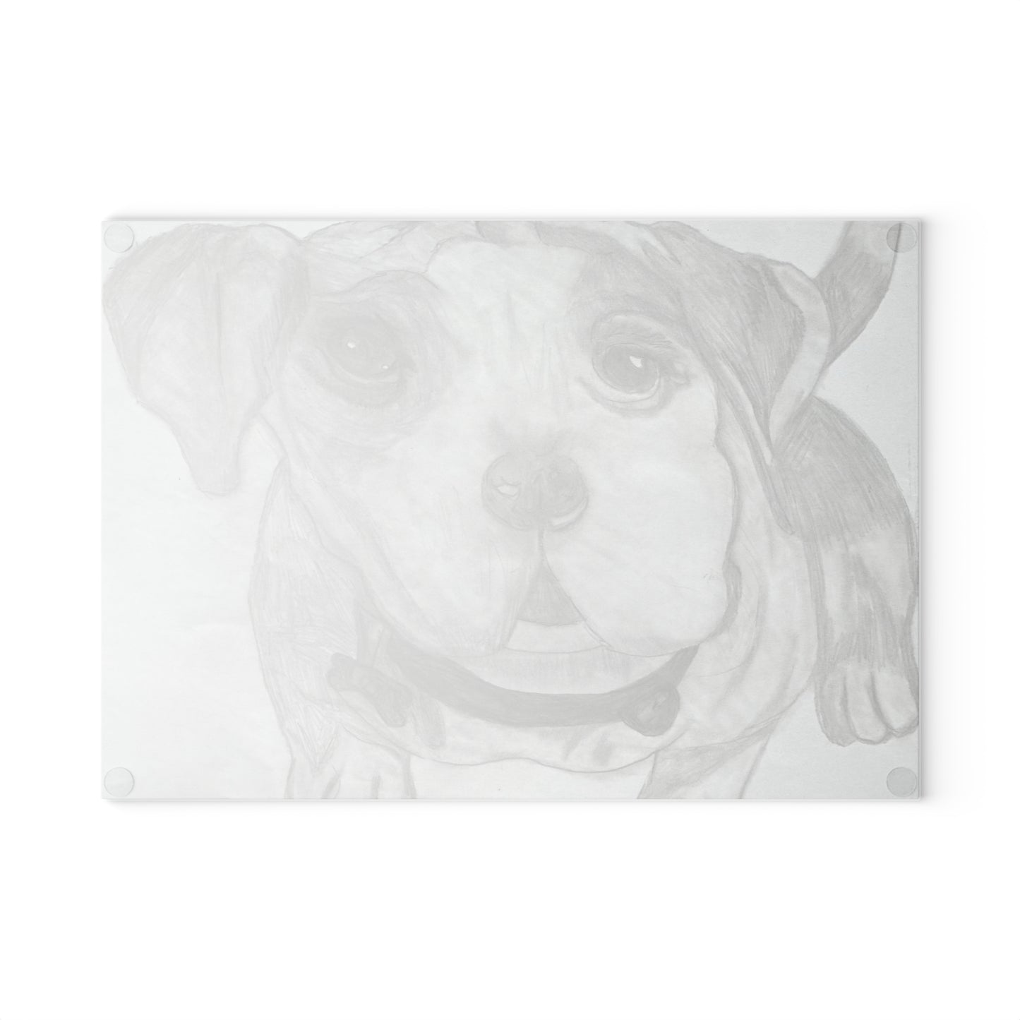 Sweetie Pie Dog Glass Cutting Board