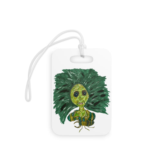Green Lady Luggage Tags