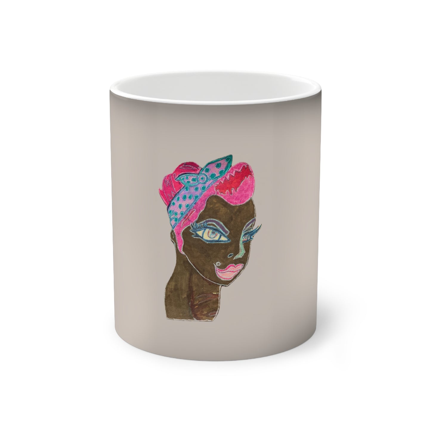 Folk Art Color-Changing Mug, 11oz