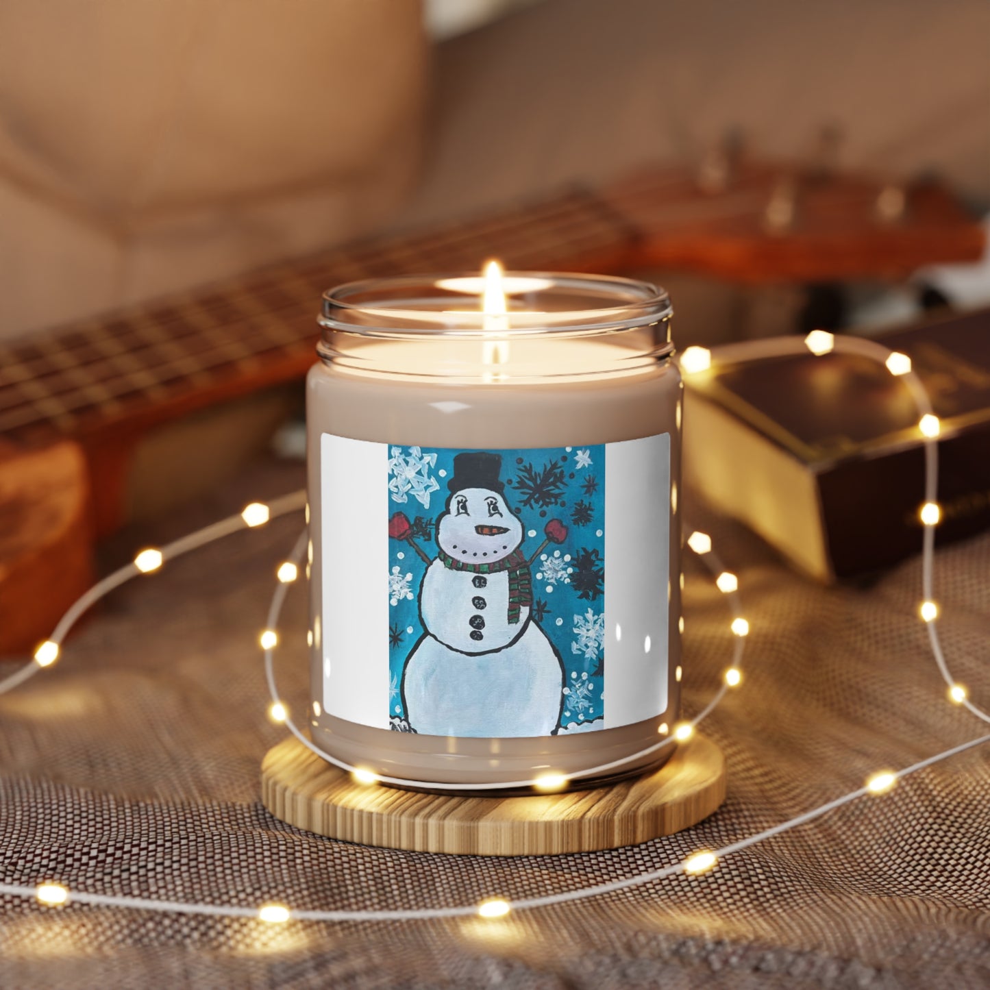 Happy Snowman Original Scented Soy Candle, 9oz