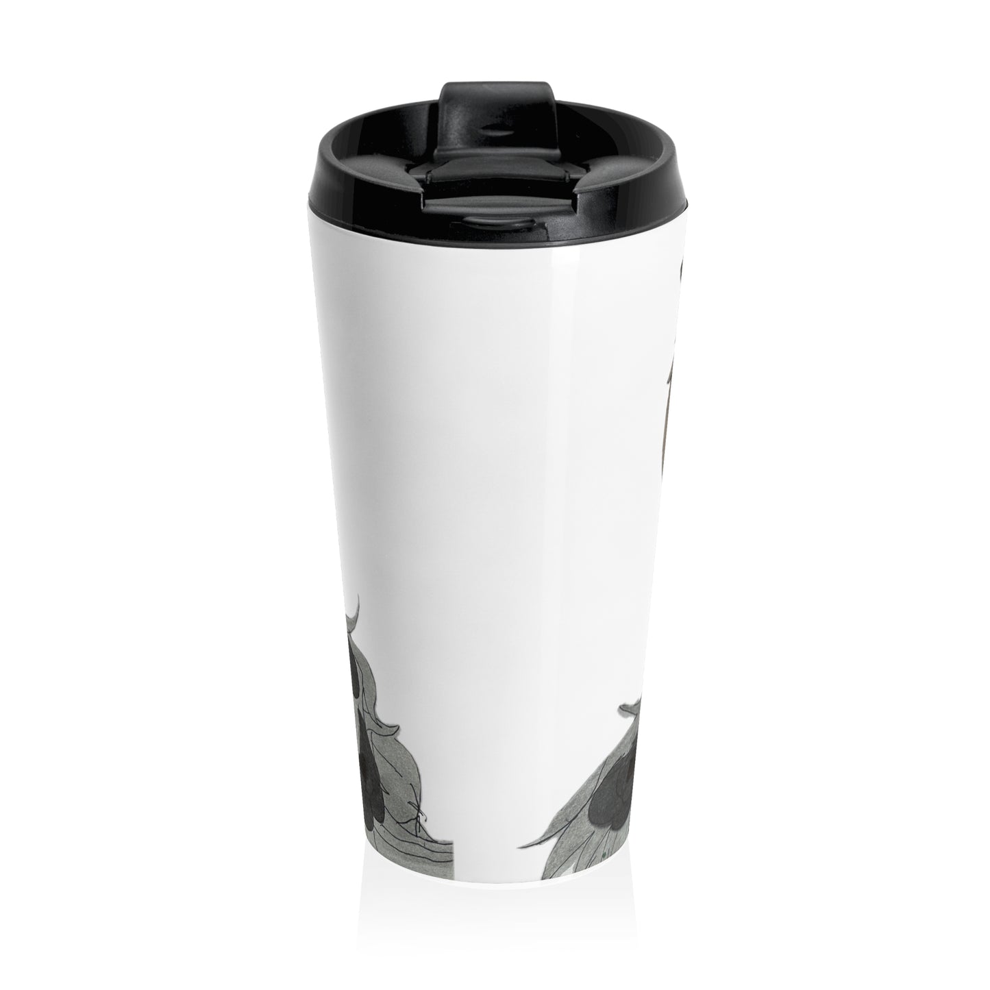 Fancy Peacock Stainless Steel Travel Mug