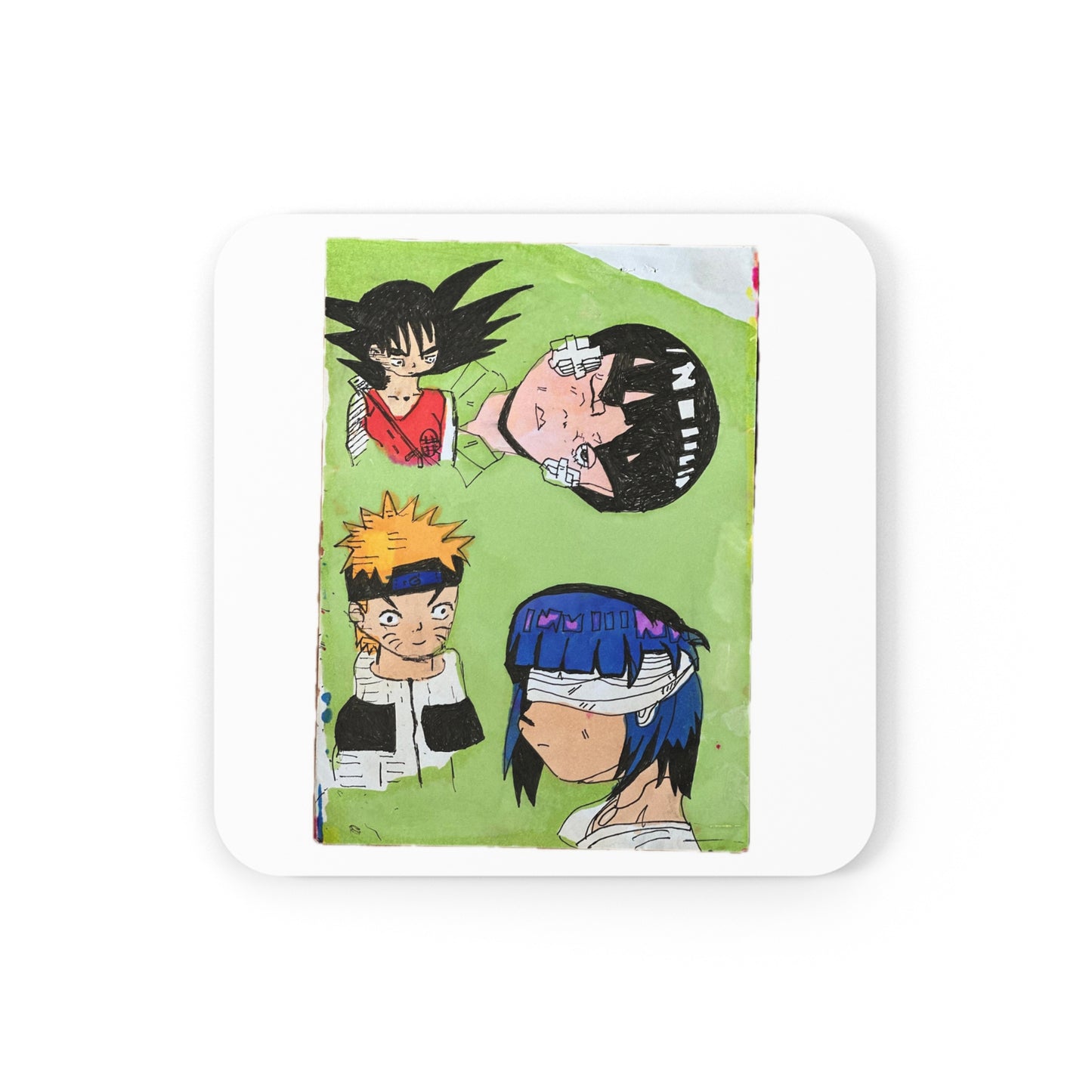 Anime Madness Corkwood Coaster Set