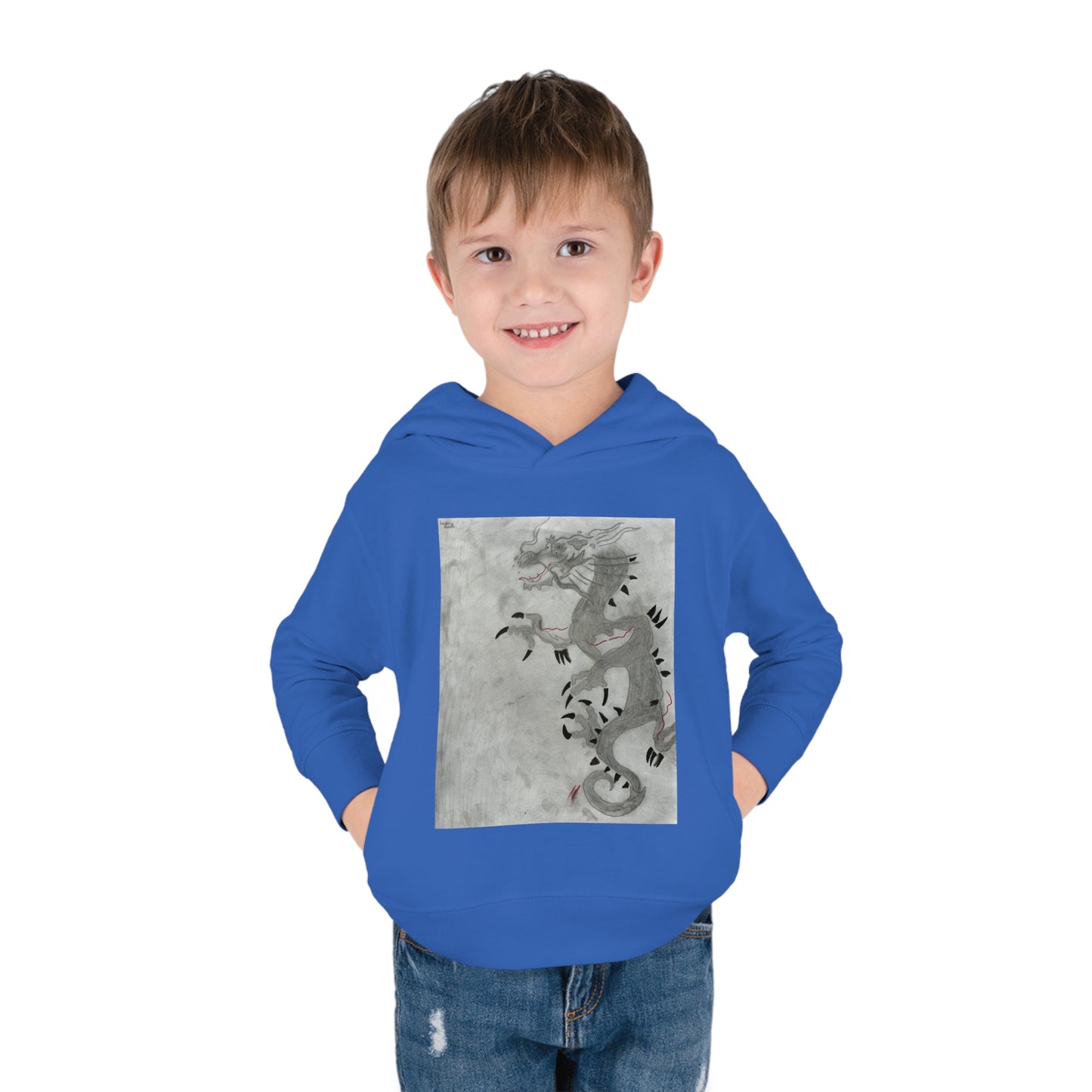 Dragon Toddler Pullover Fleece Hoodie