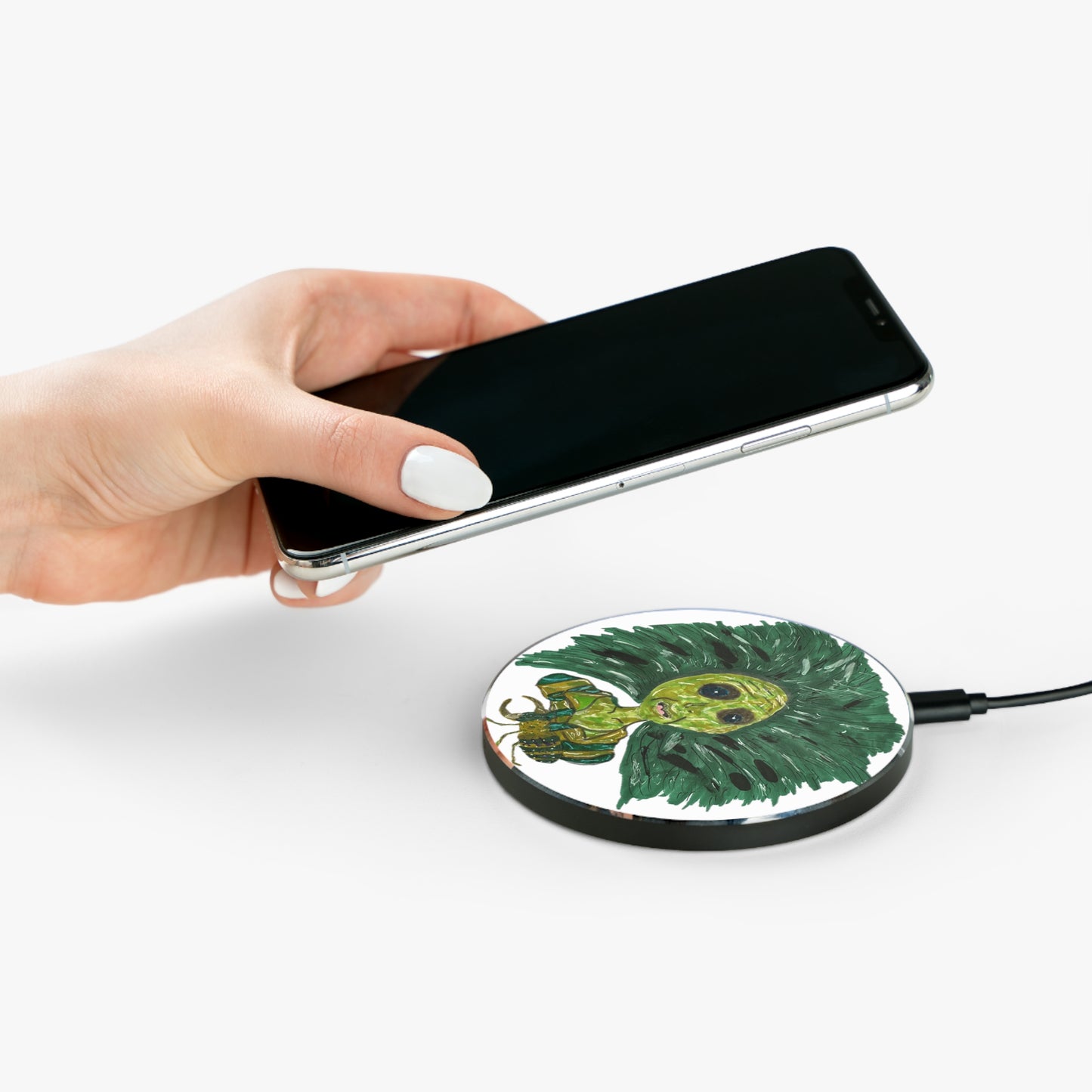 Green Lady Wireless Charger