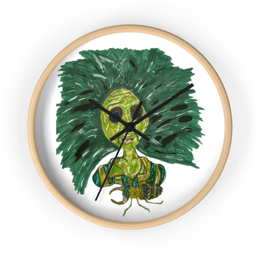 Green Lady Wall Clock