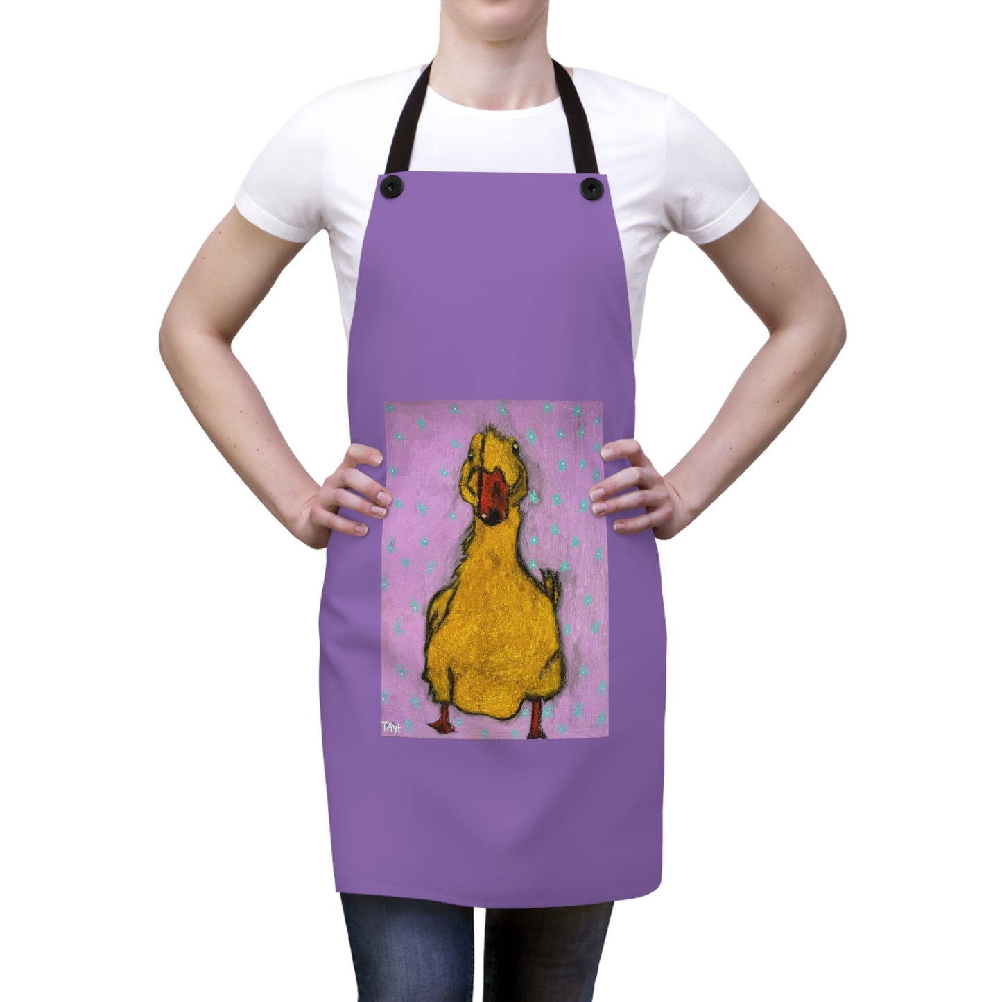 Lucky Duck Apron Original Artwork