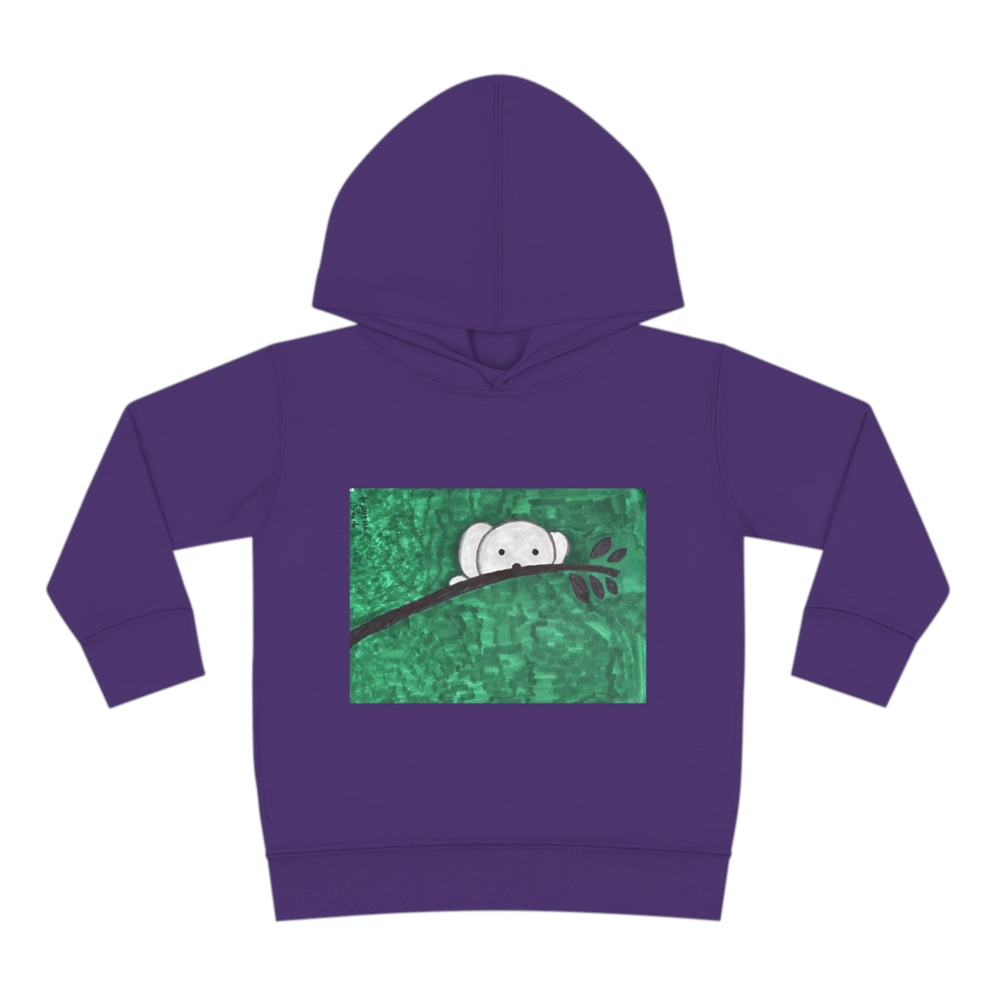 Hiding Koala Toddler Pullover Fleece Hoodie