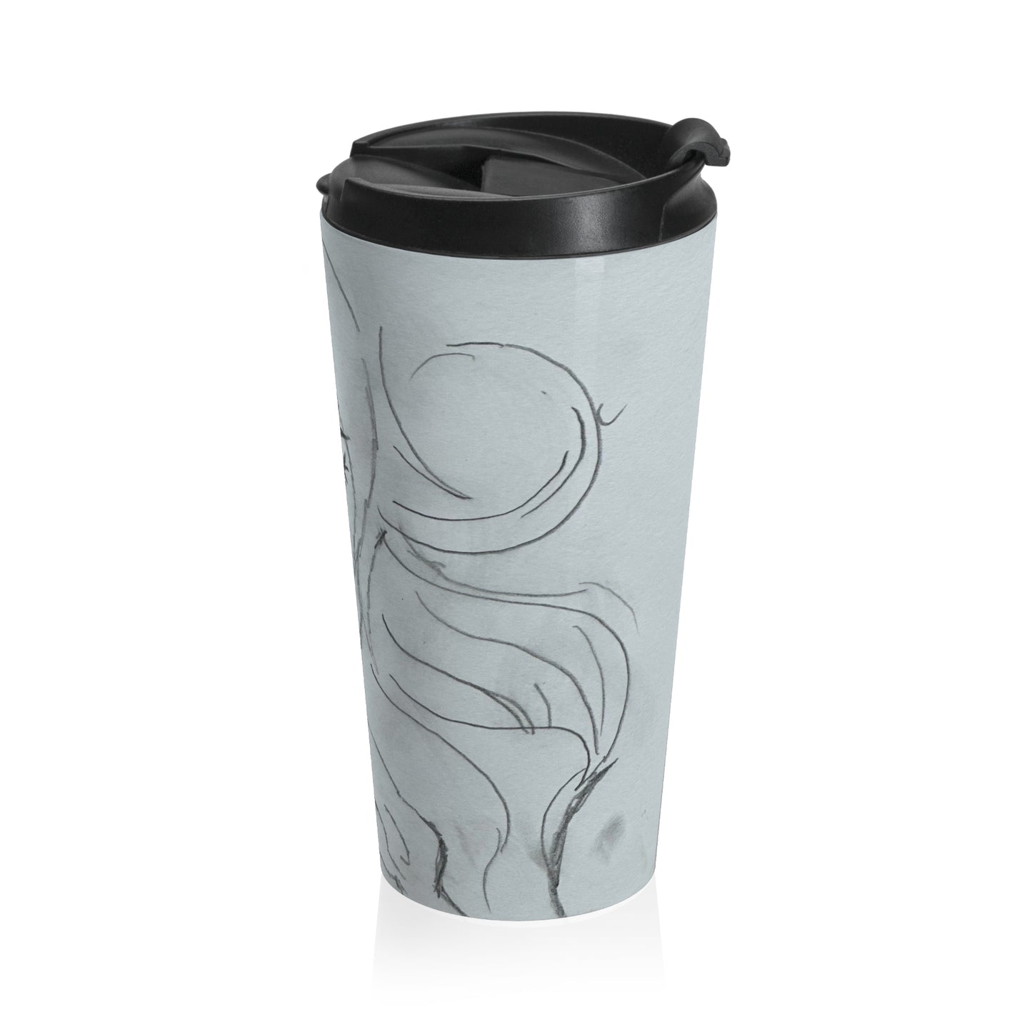 Anime Smiling Girl Stainless Steel Travel Mug