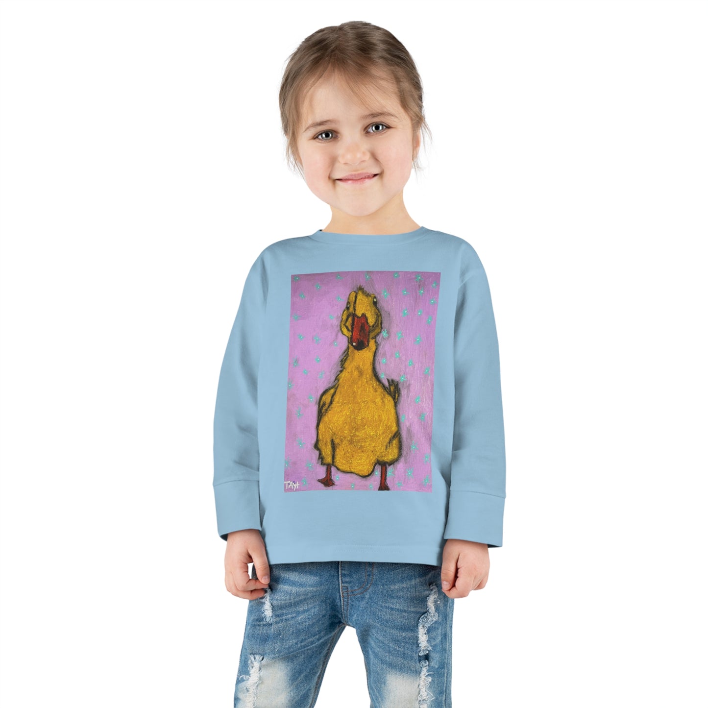 Lucky Duck Toddler Long Sleeve Tee