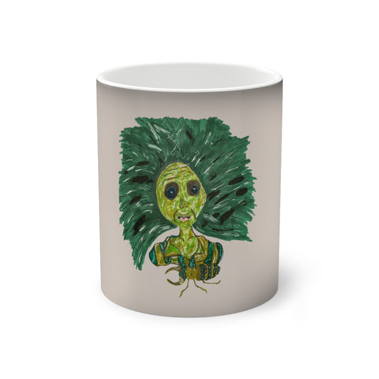Green Lady Color-Changing Mug, 11oz