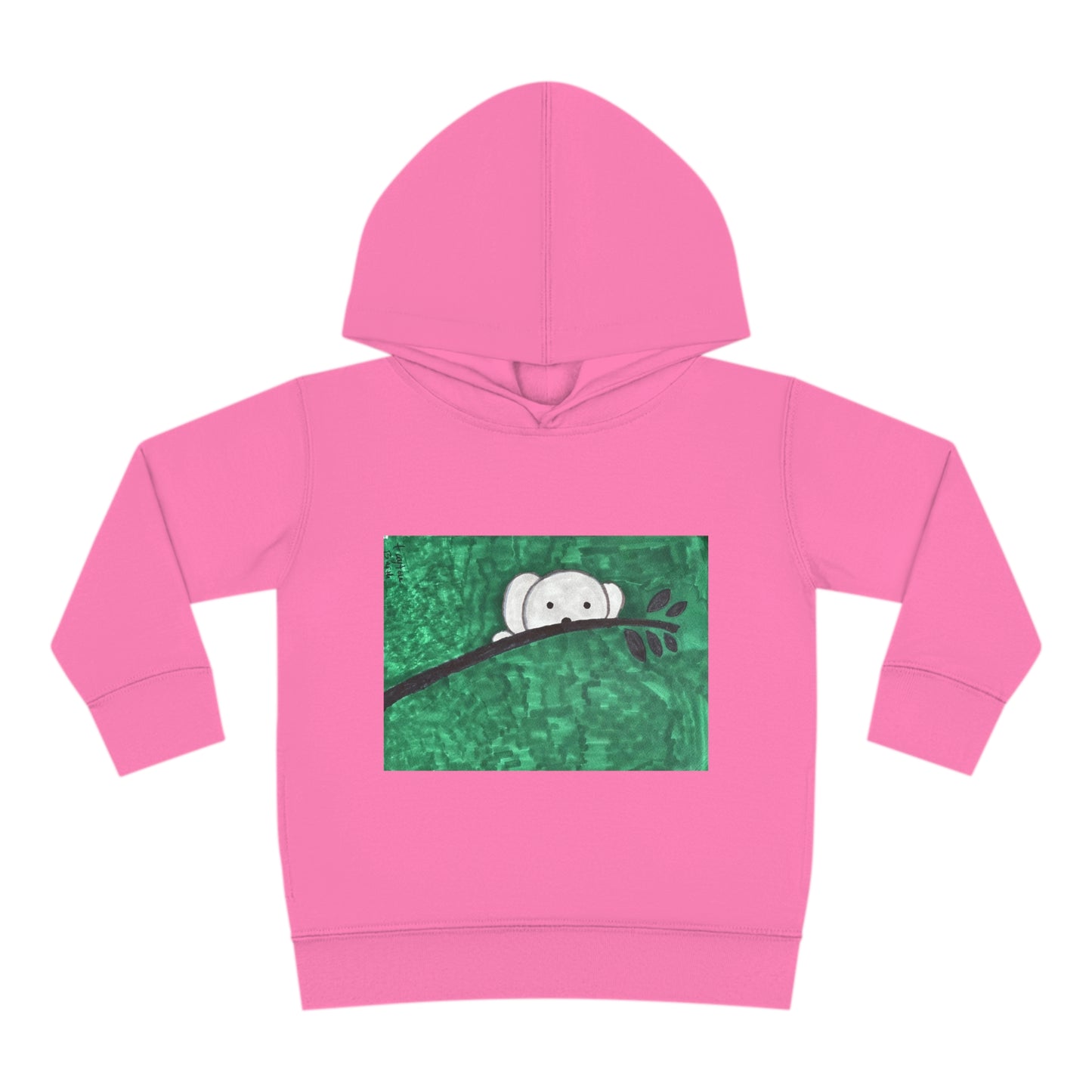 Hiding Koala Toddler Pullover Fleece Hoodie