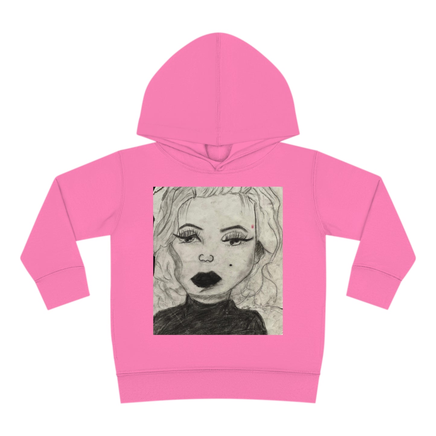 Retro 50s Leading Lady Toddler Pullover Fleece Hoodie