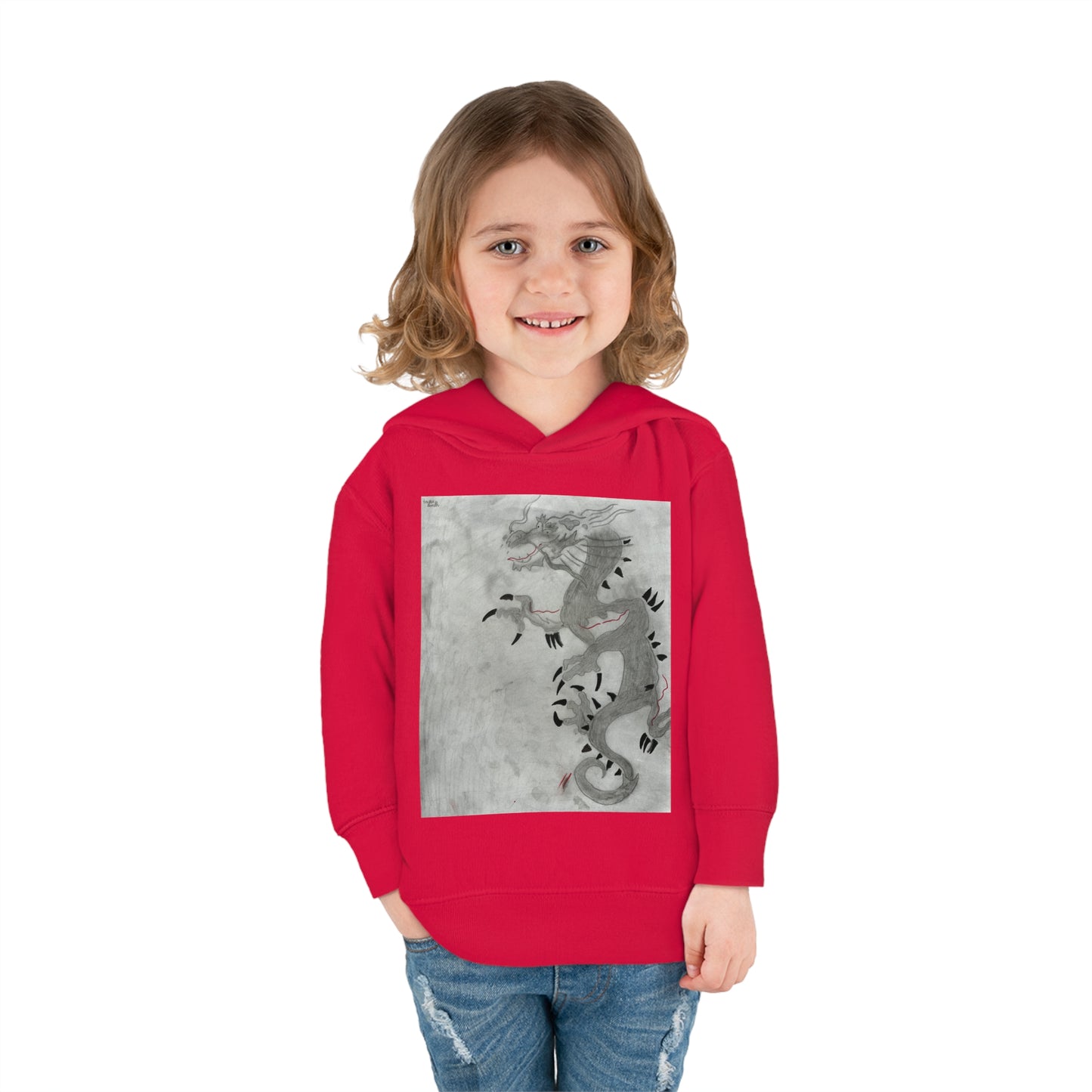 Dragon Toddler Pullover Fleece Hoodie